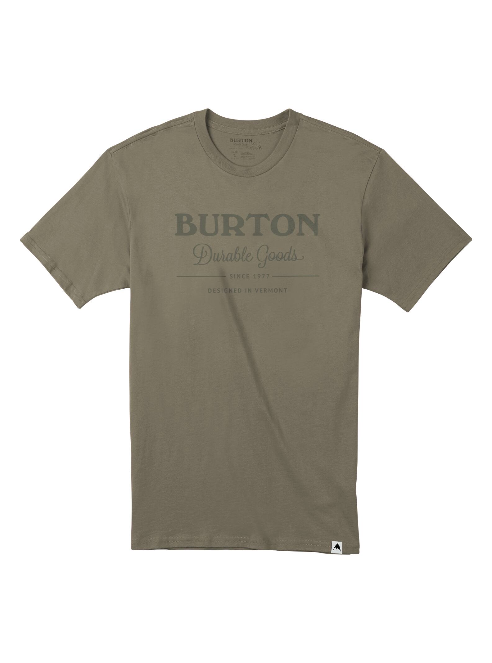 Burton - T-shirt à manches courtes Durable Goods homme, Silver Sage, L
