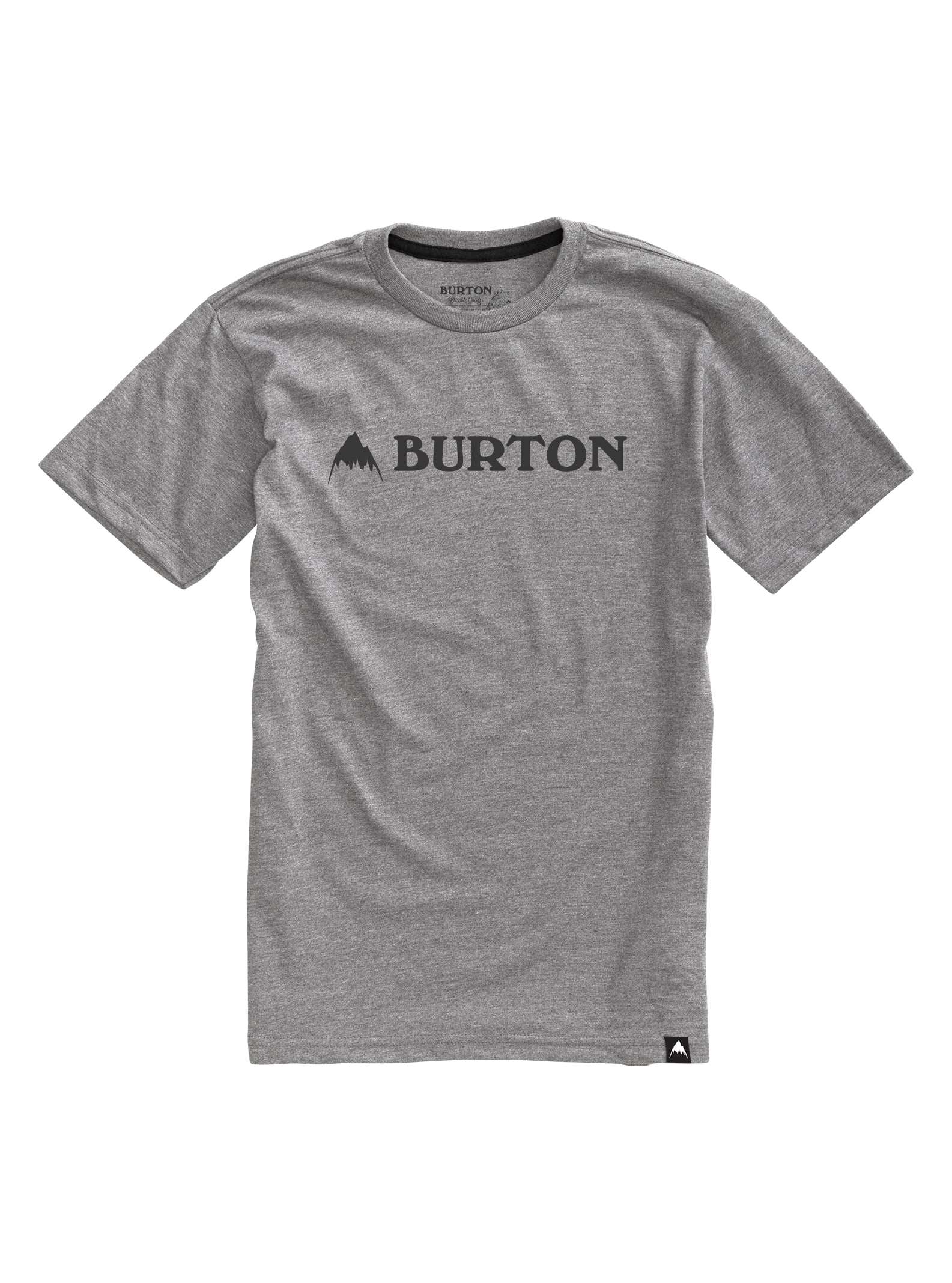 Burton - T-shirt à manches courtes Horizontal Mountain homme, Gray Heather, S