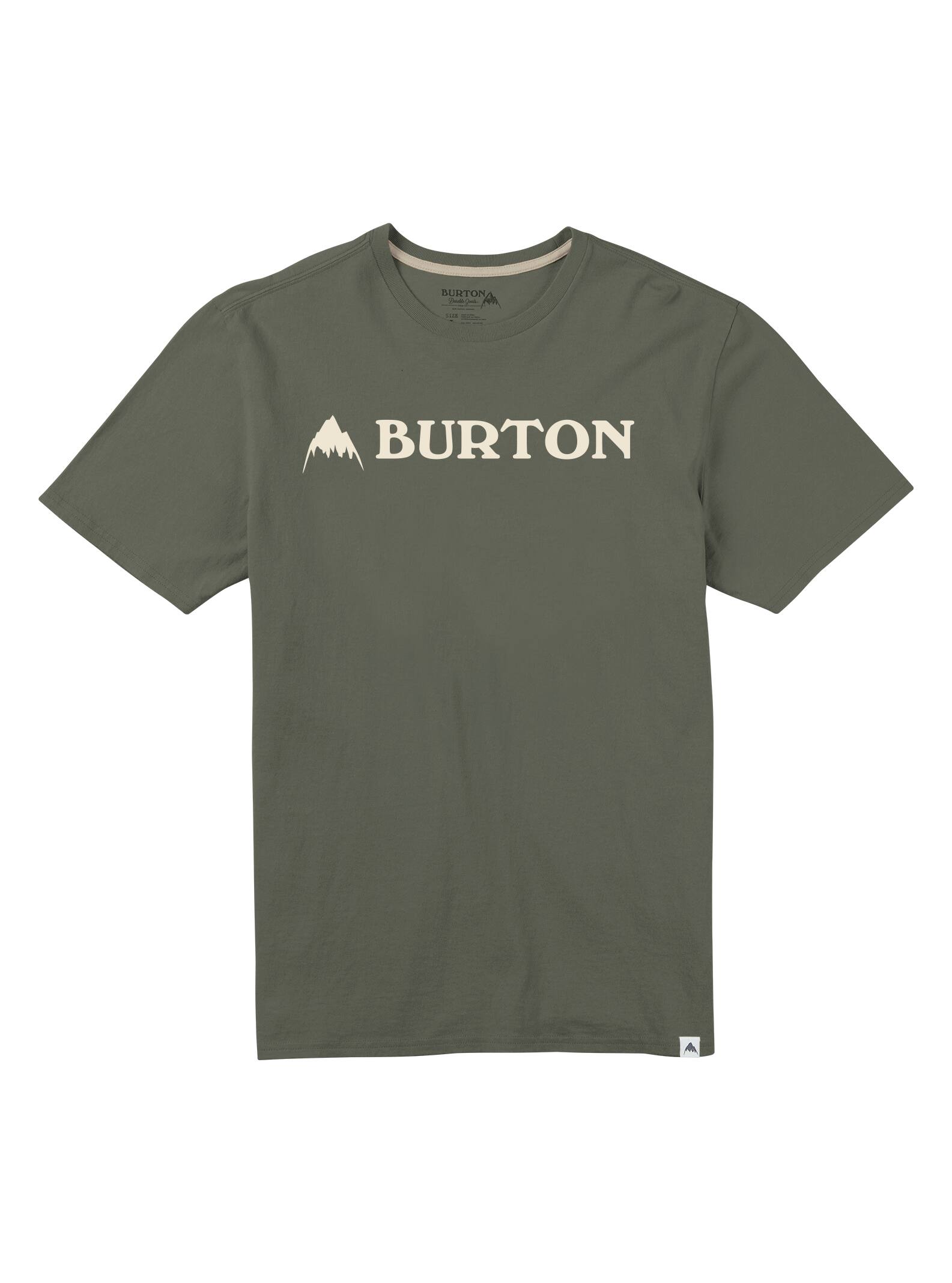 Burton - T-shirt à manches courtes Horizontal Mountain homme, Dusty Olive, S