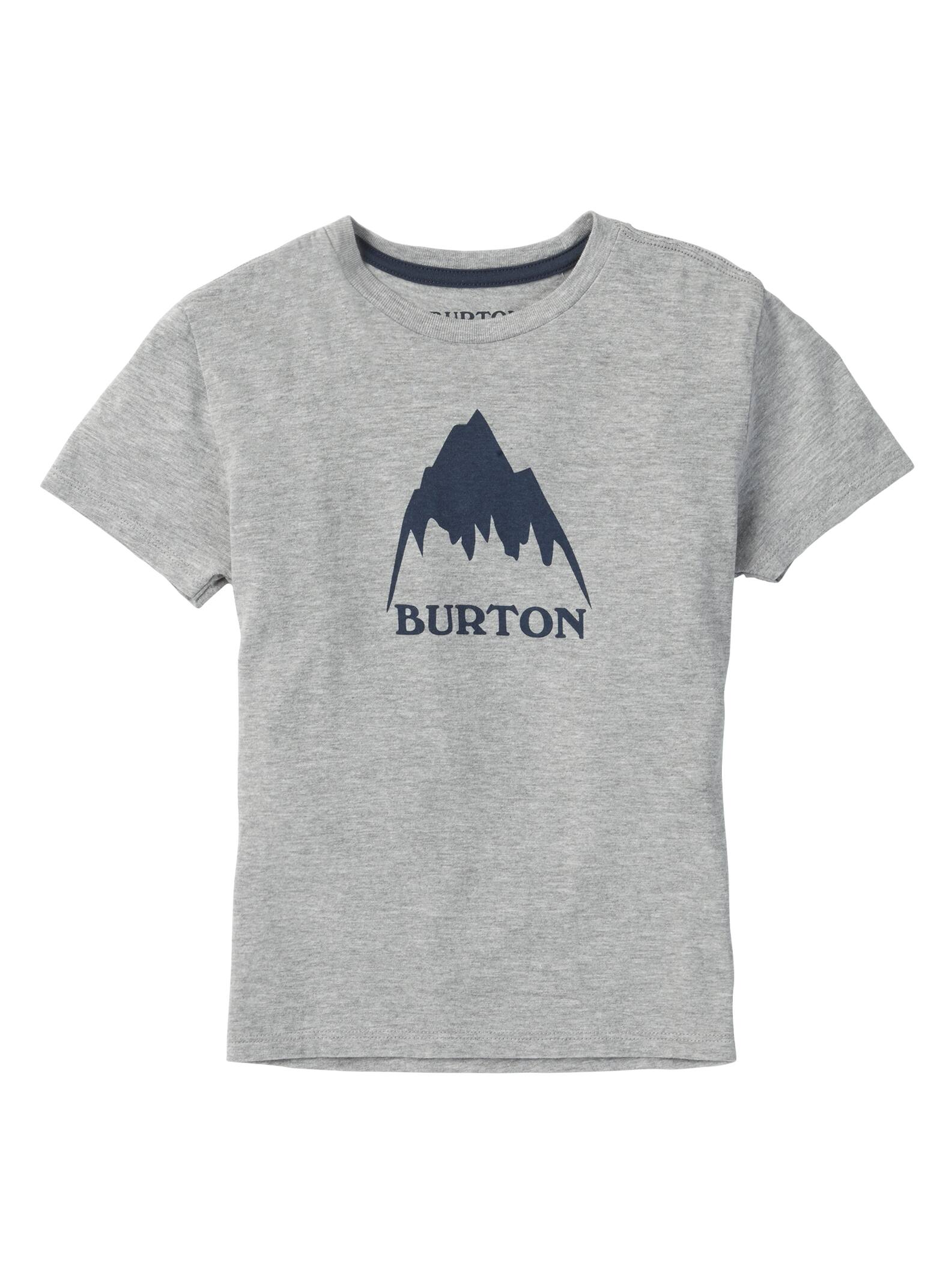 Burton - T-shirt à manches courtes Classic Mountain High tout-petit garçon, Gray Heather, 3T