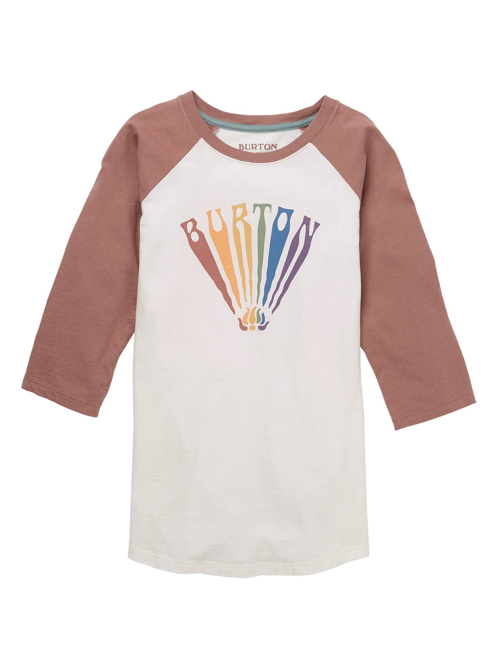 Burton - T-shirt à manches raglan Gasser fille, Stout White, L
