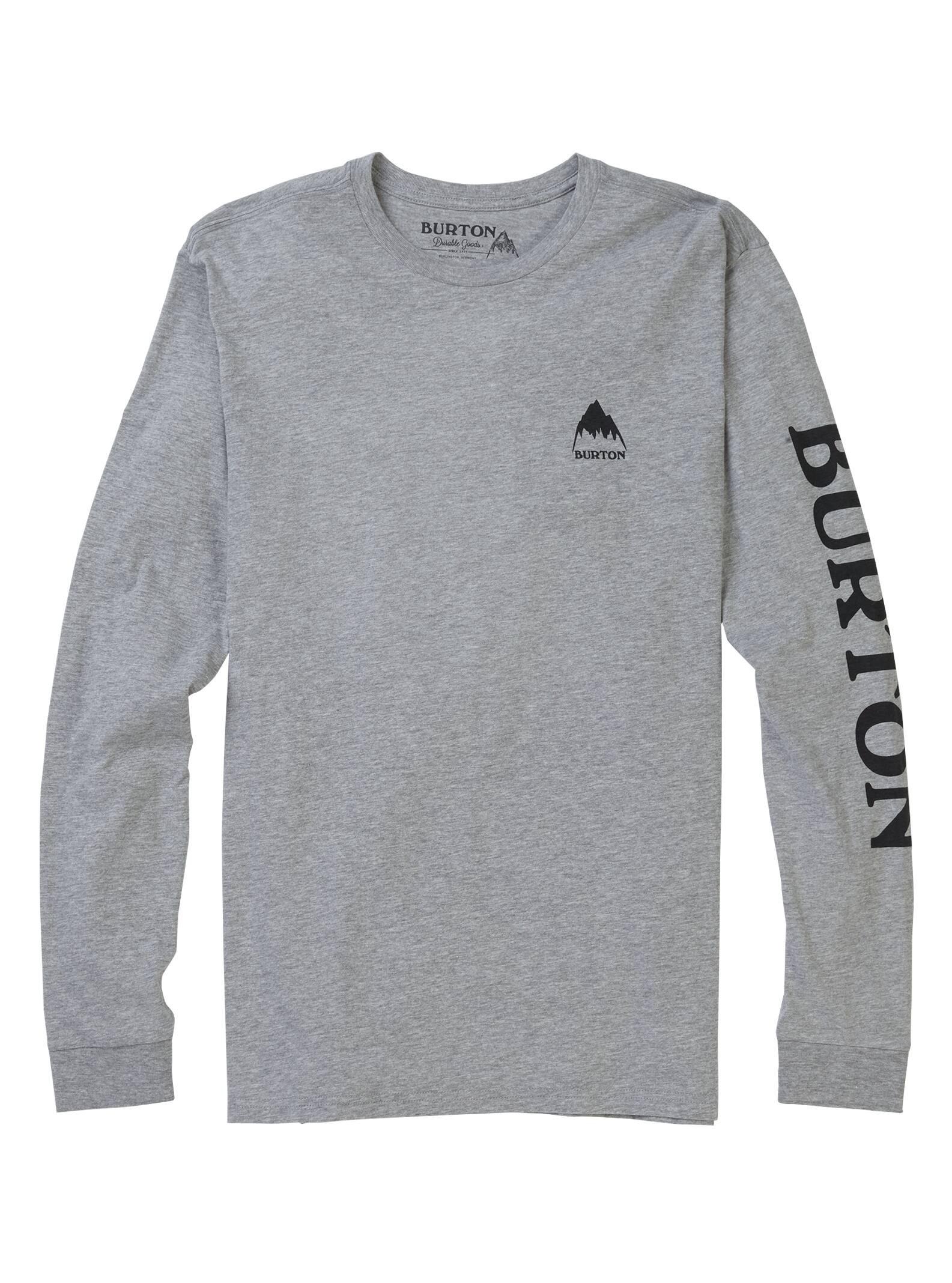 Burton - T-shirt à manches longues Elite homme, Gray Heather, M
