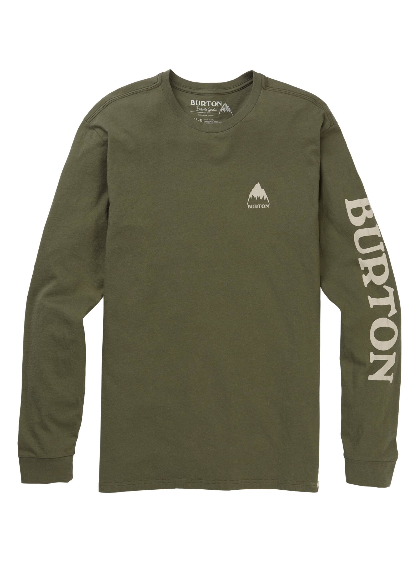 Burton - T-shirt à manches longues Elite homme, Dusty Olive, S