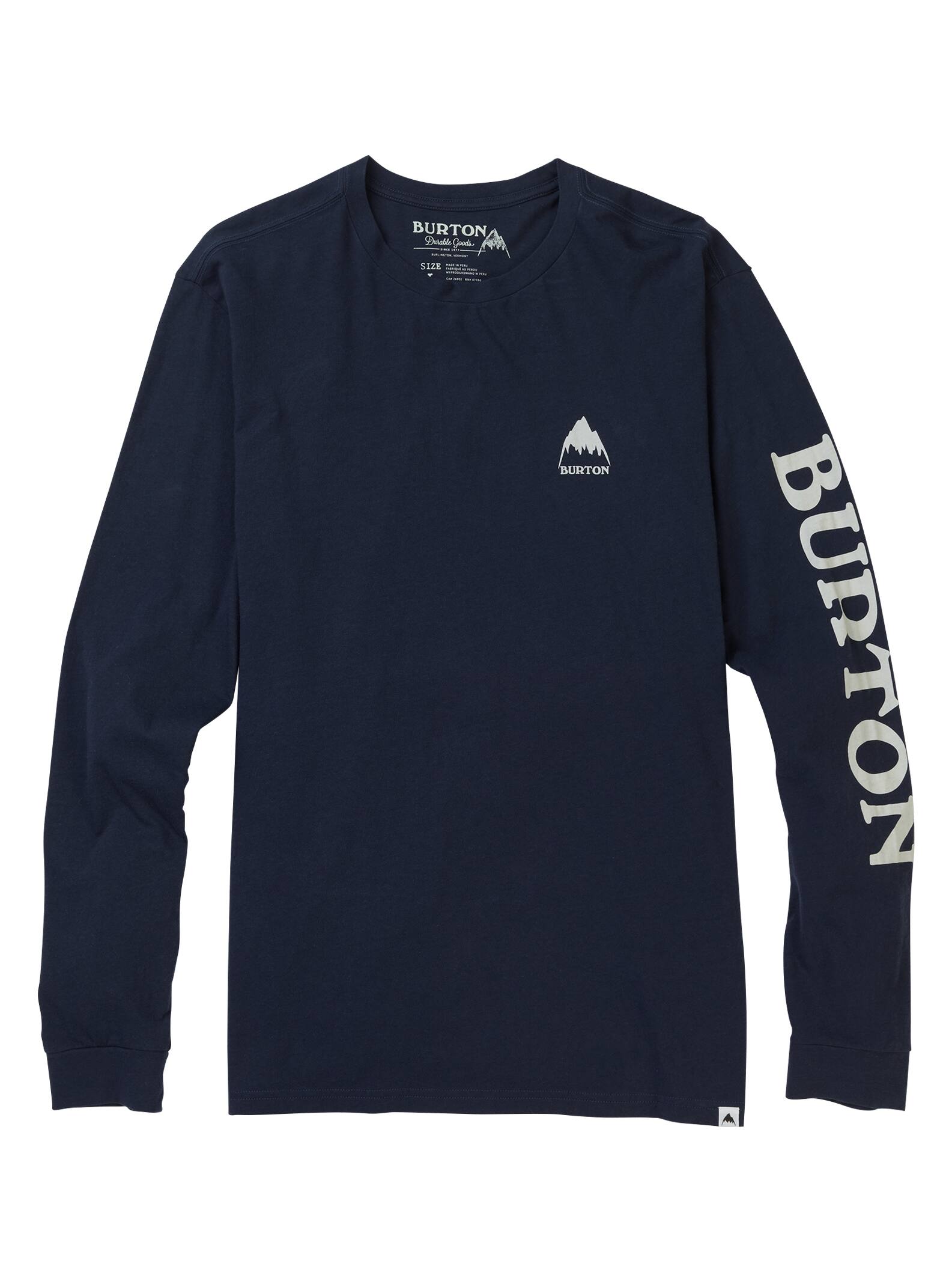 Burton - T-shirt à manches longues Elite homme, Mood Indigo, XL