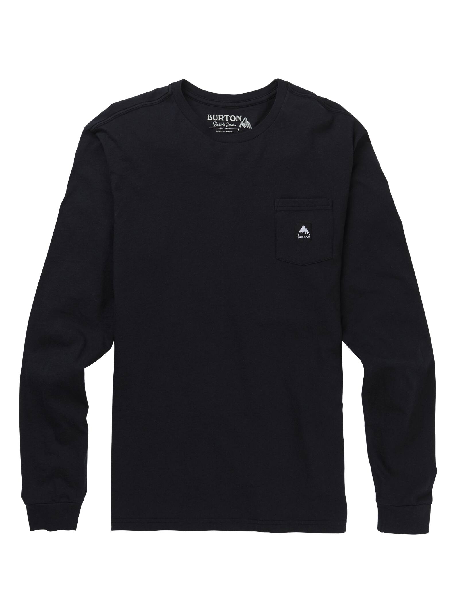 Burton - T-shirt à manches longues Colfax homme, True Black, M