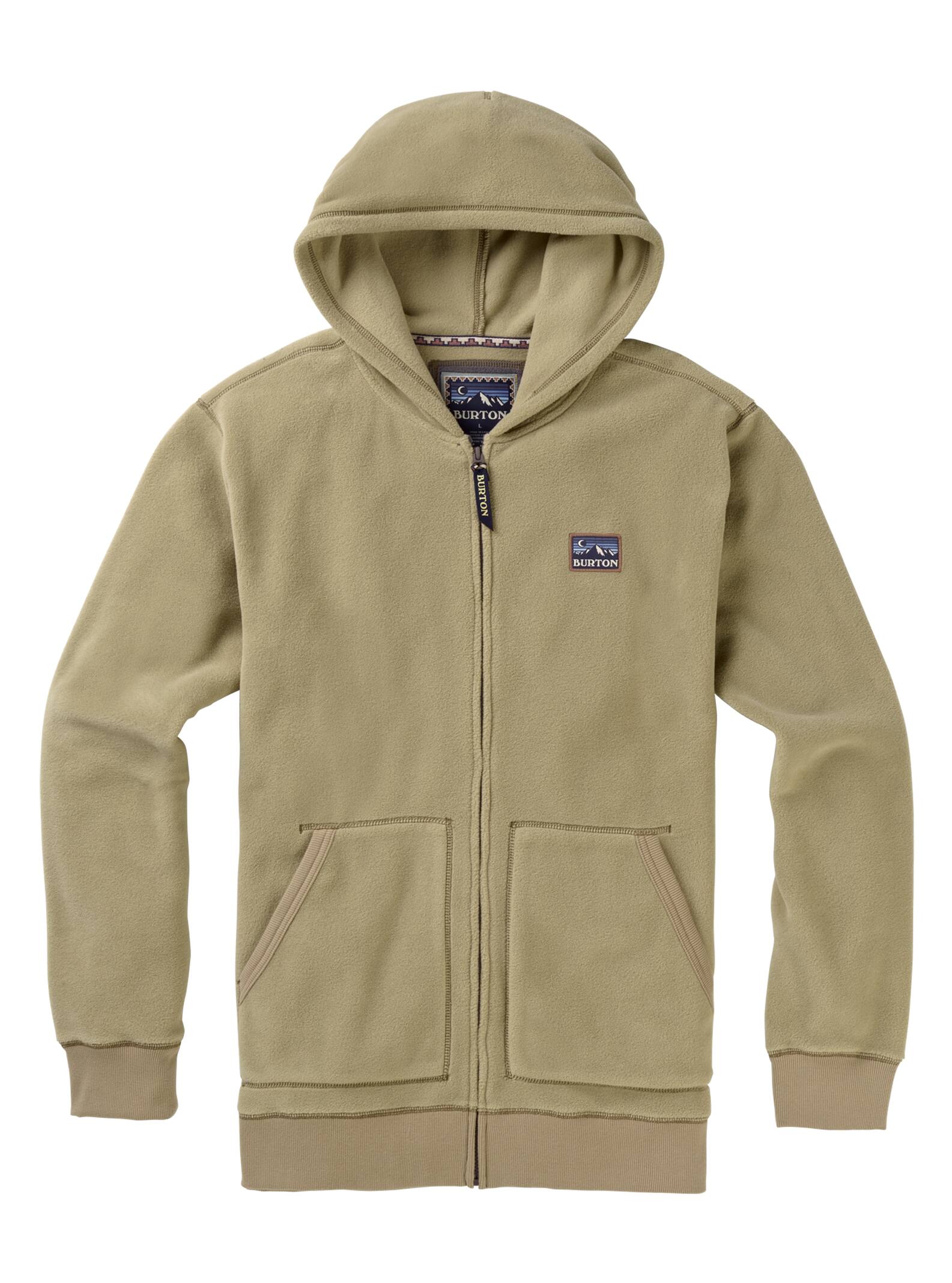 Burton - Sweat zippé Westmate Polartec homme, Silver Sage, L