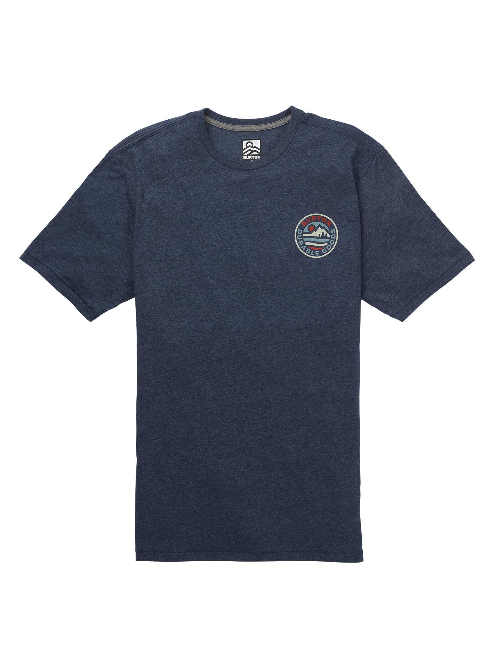 Burton - T-shirt à manches courtes Fox Peak Active homme, Mood Indigo, S