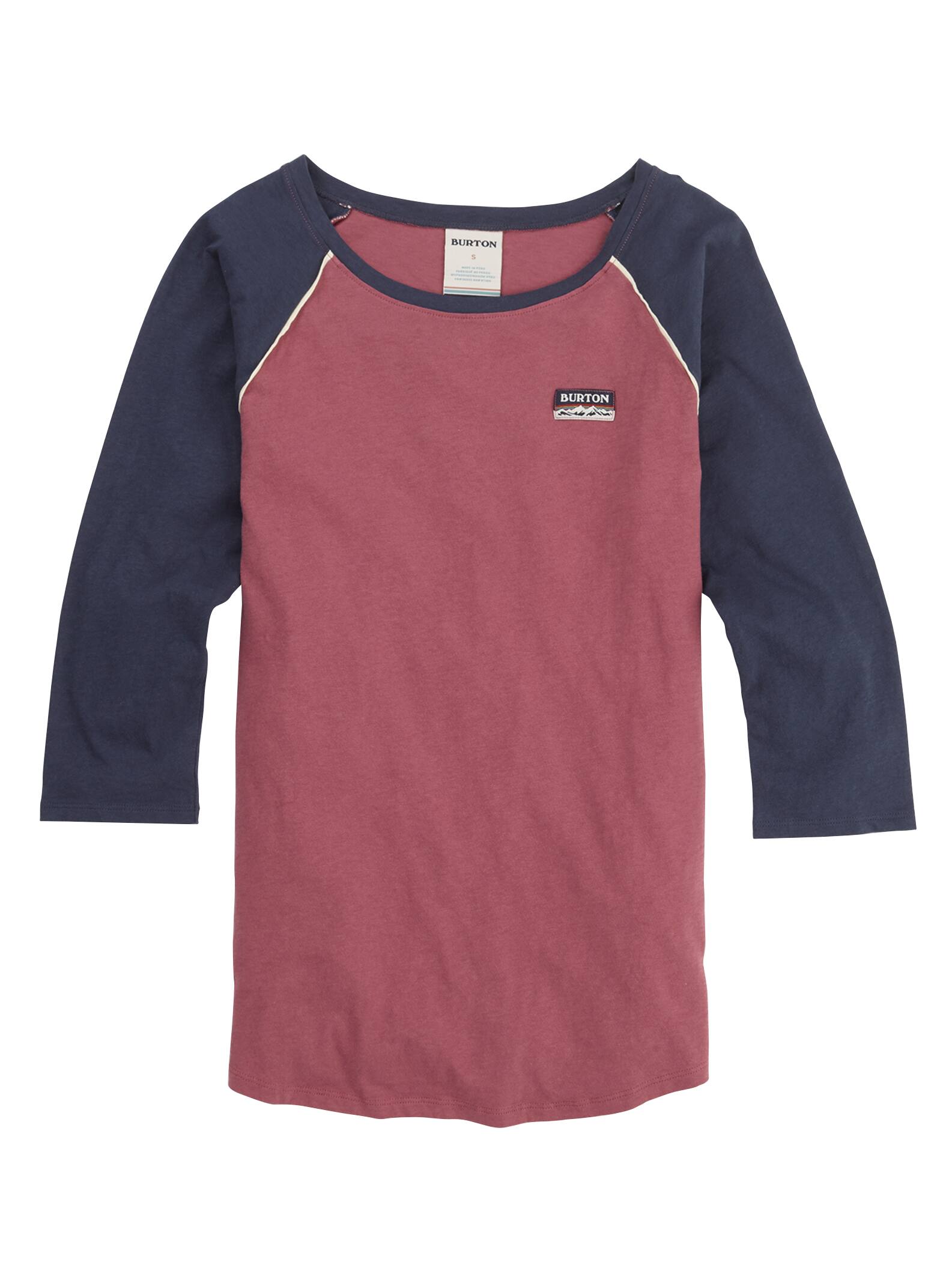 Burton - T-shirt à manches raglan Bel Mar femme, Mood Indigo, L