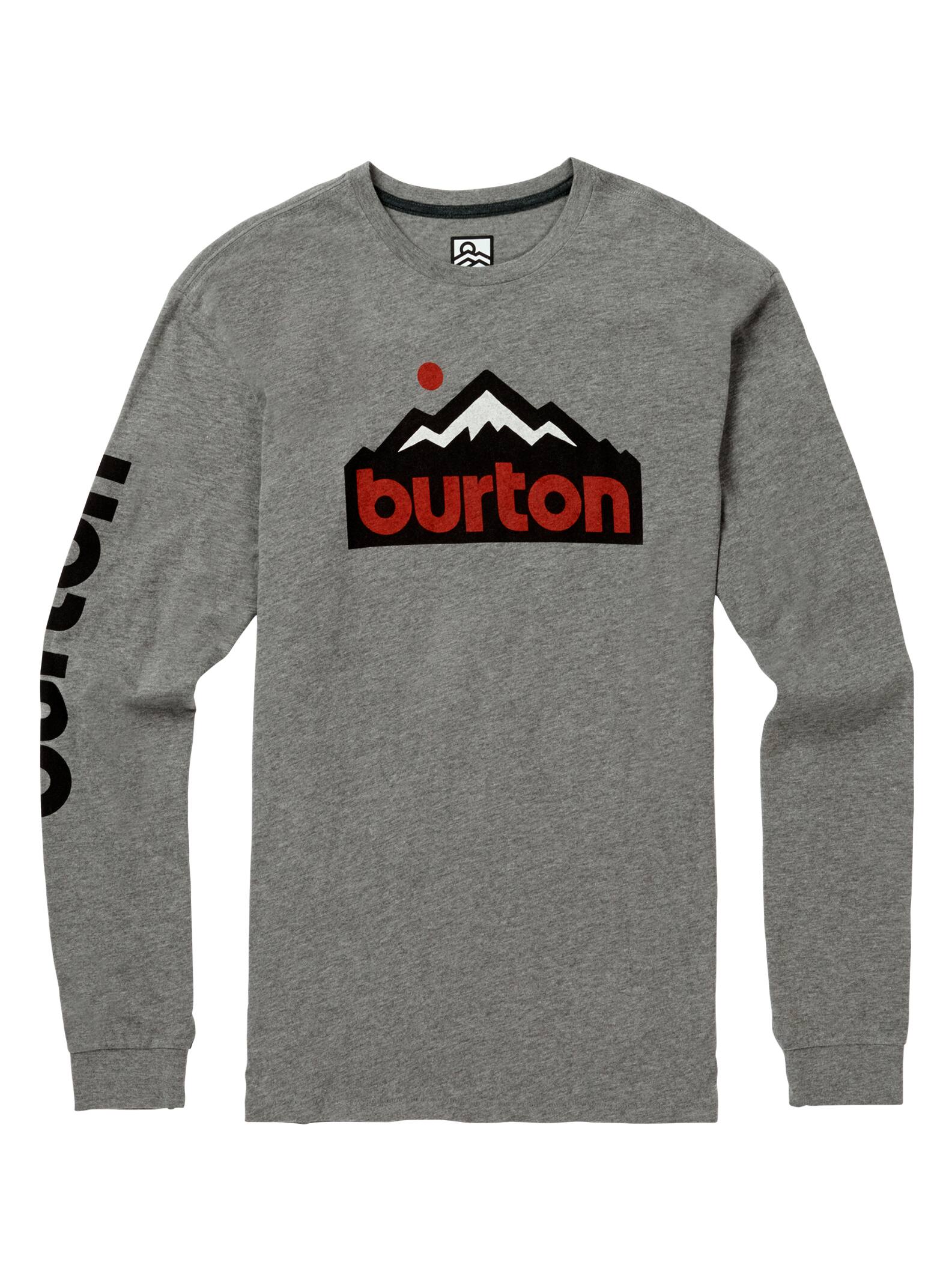 Burton - T-shirt à manches longues Trailmate Active homme, Gray Heather, XS