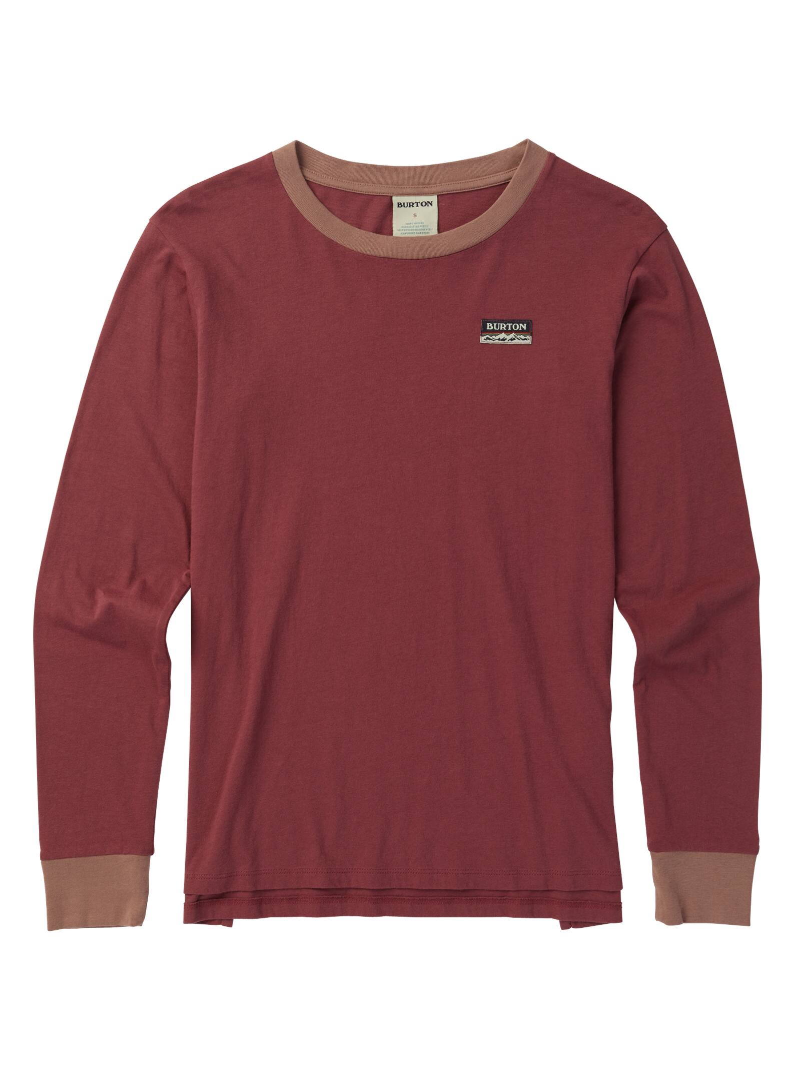 Burton - T-shirt à manches longues Bel Mar femme, Rose Brown, M