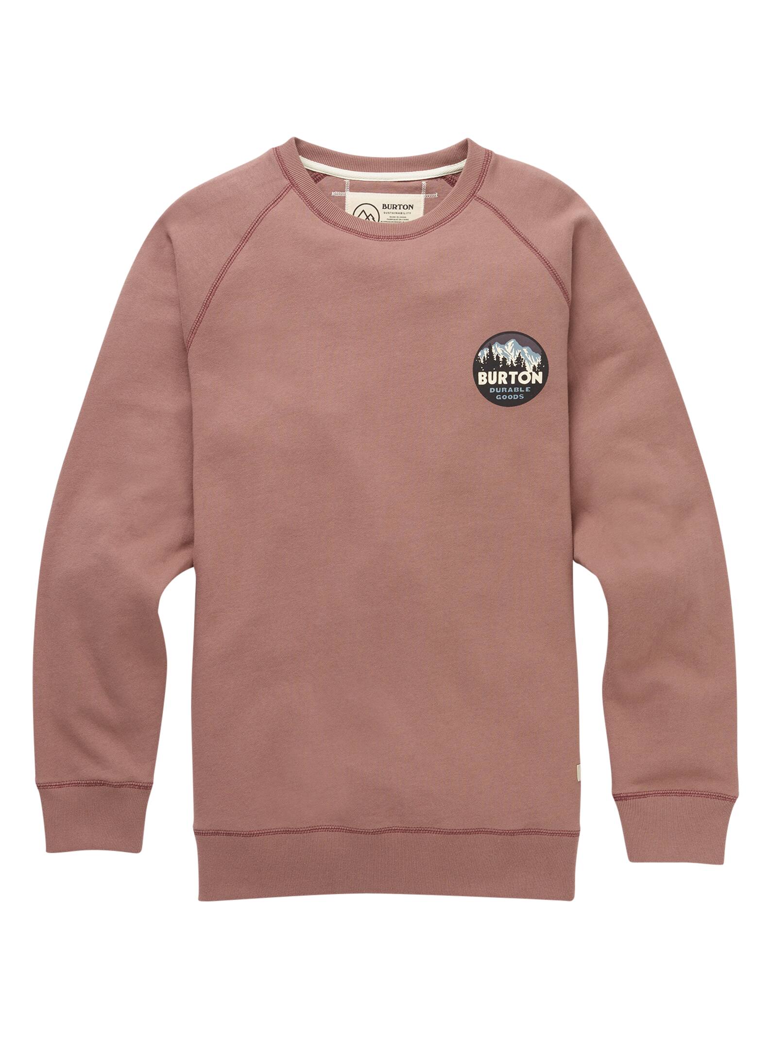 Burton - Sweat ras du cou Taproot Organic homme, Antler, L