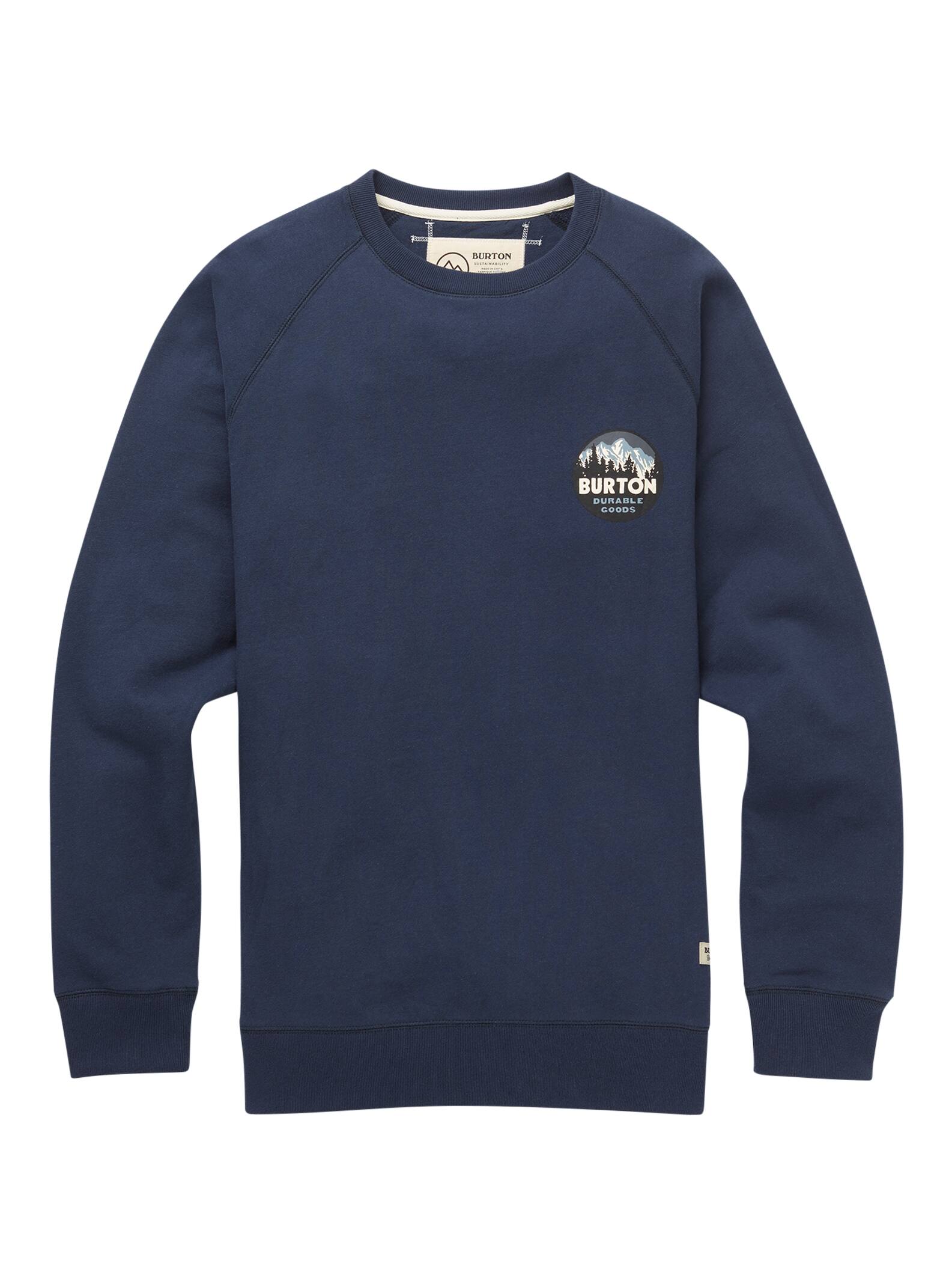 Burton - Sweat ras du cou Taproot Organic homme, Mood Indigo, L