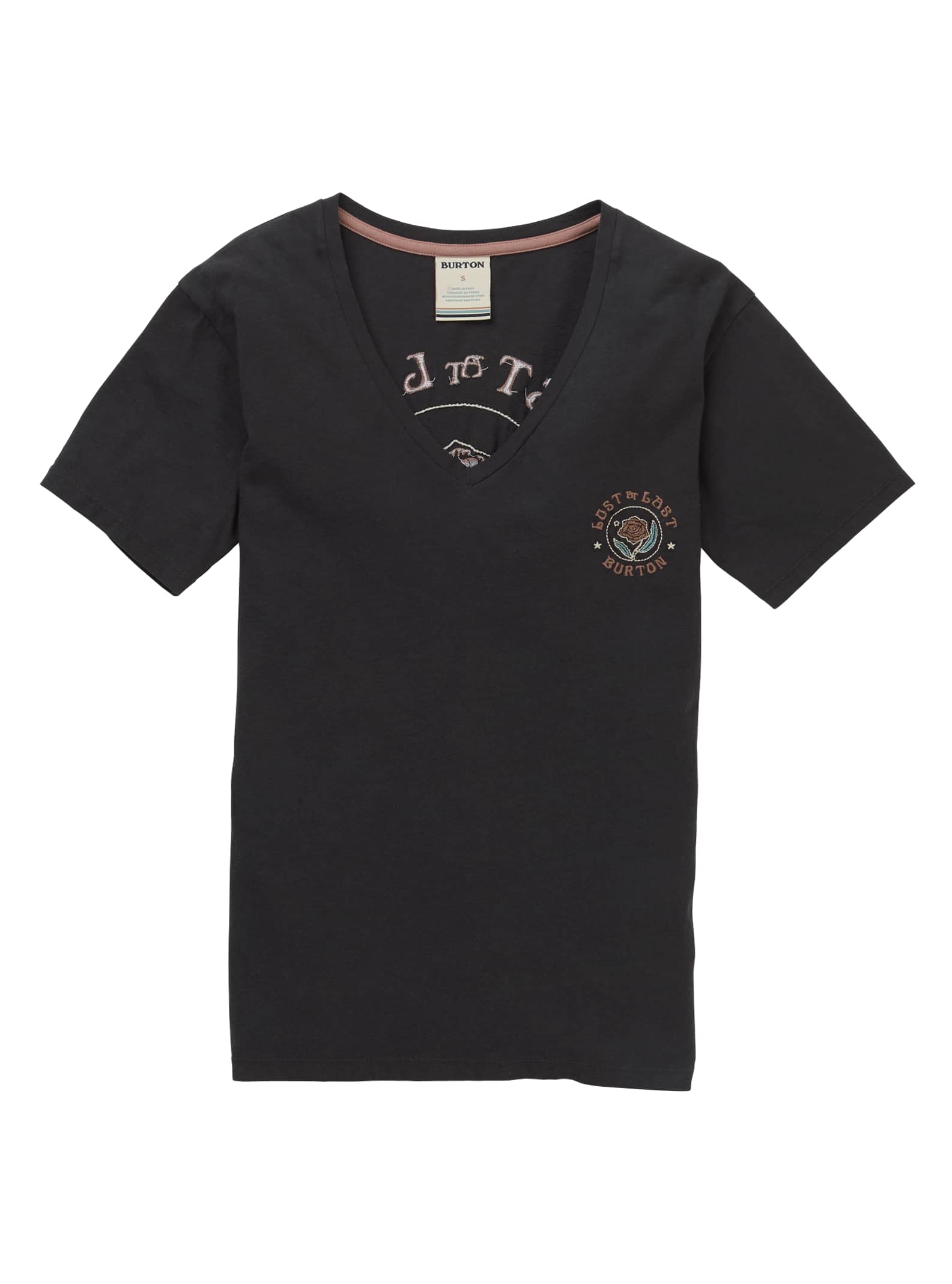 Burton - T-shirt à col en V Keeler femme, Phantom, L