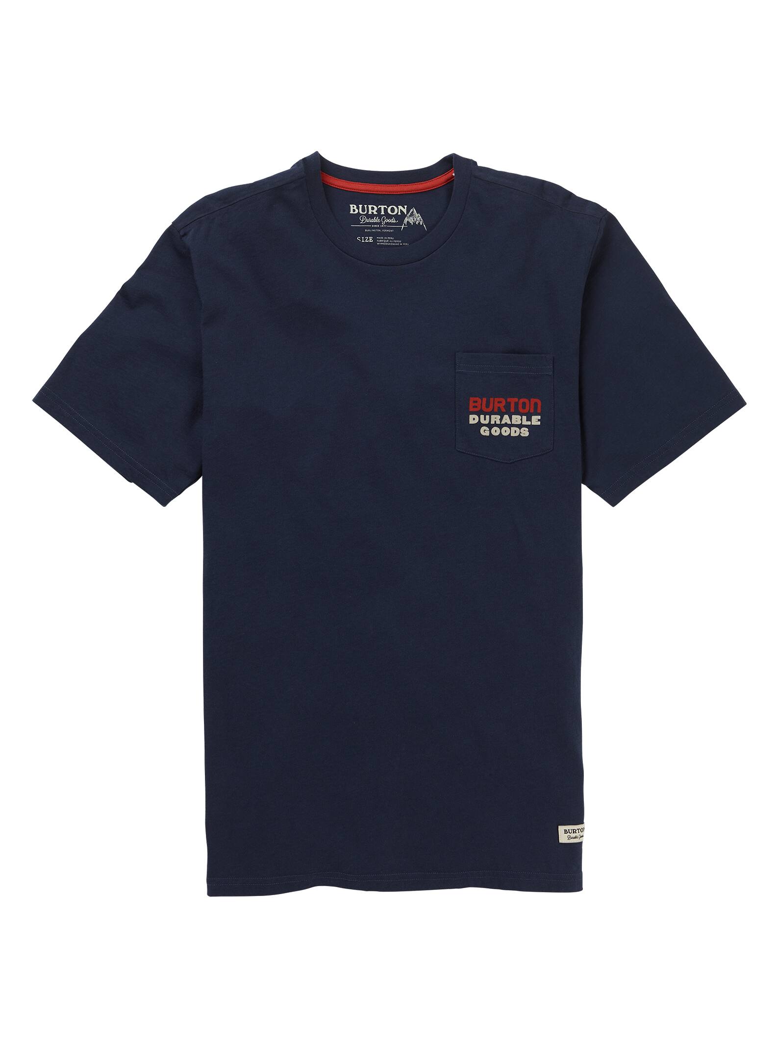 Burton - T-shirt à manches courtes Backtrack homme, Mood Indigo, L