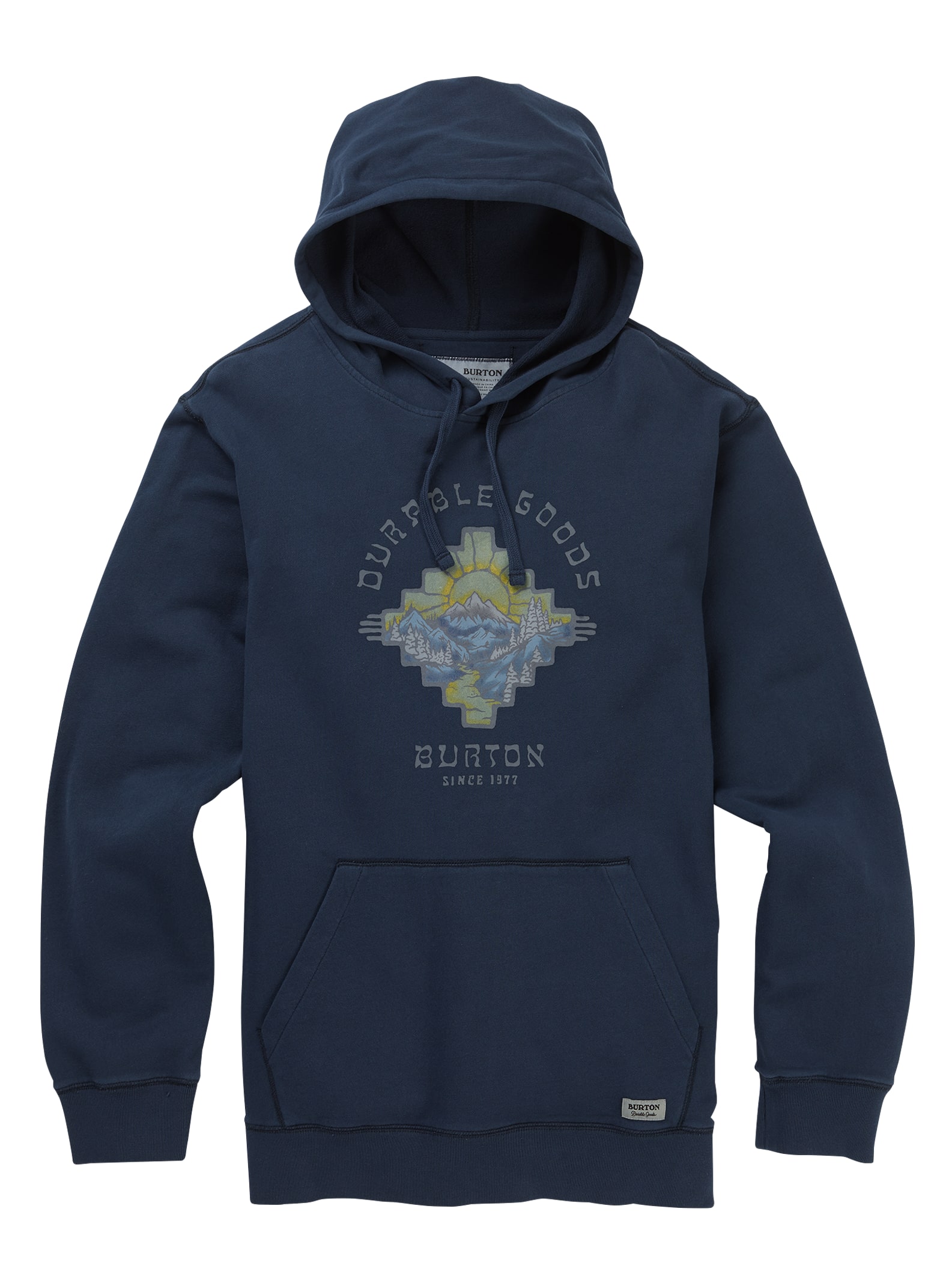 Burton - Sweat à capuche Burkett Organic homme, Mood Indigo, L