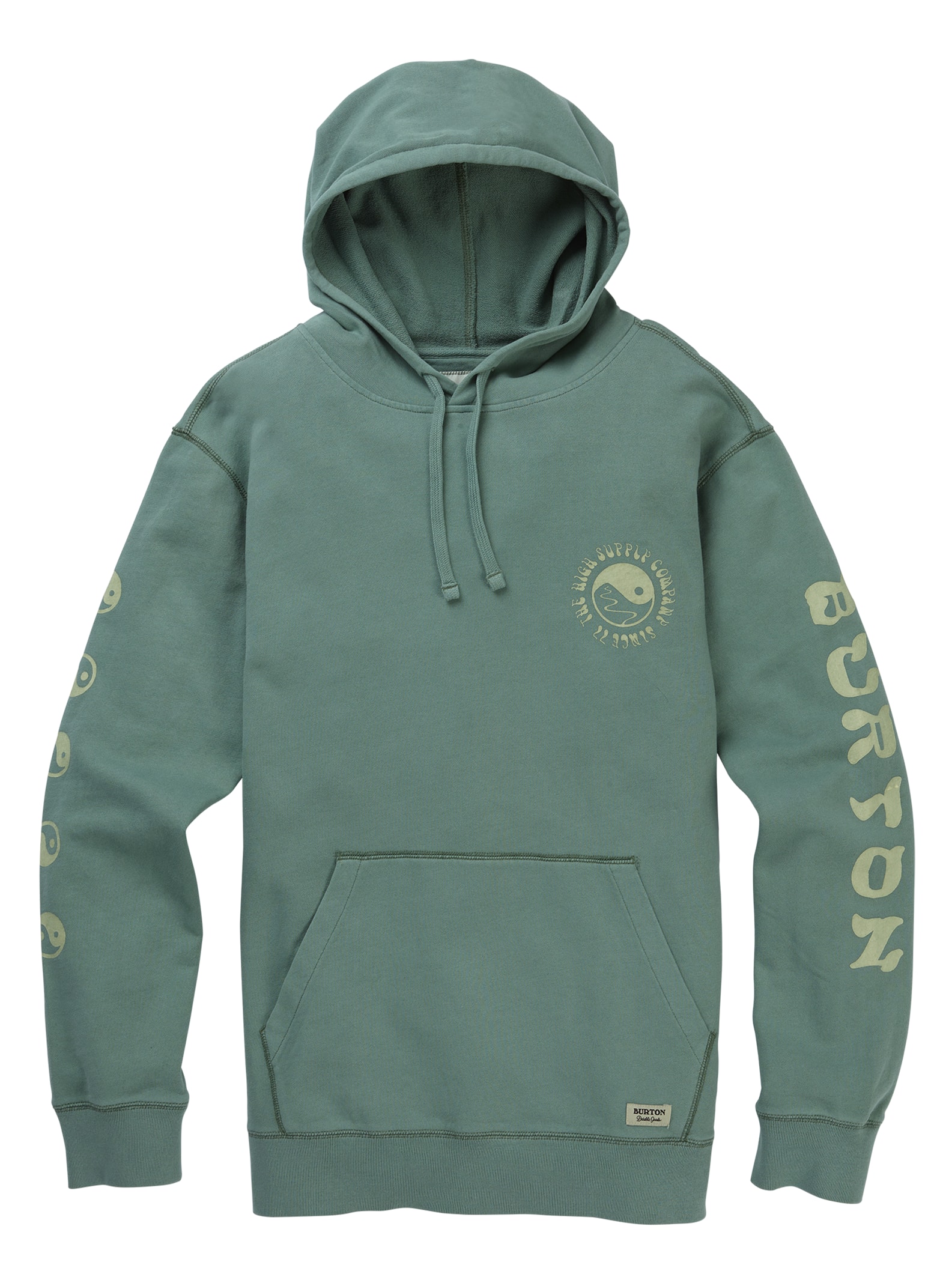 Burton - Sweat à capuche Mooselook Organic homme, Lily Pad, L