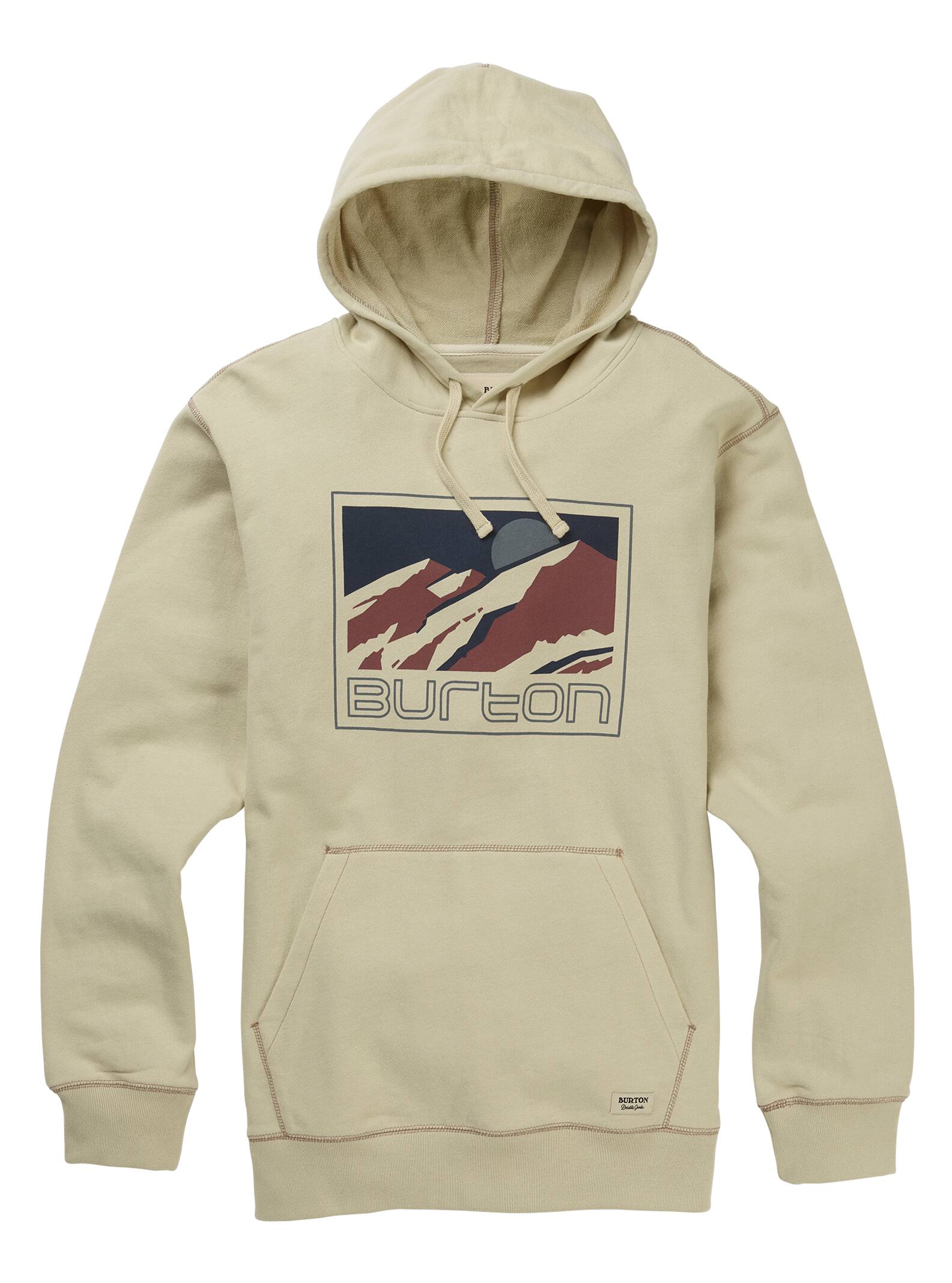 Burton - Sweat à capuche Sled Runner Organic homme, Pelican, L