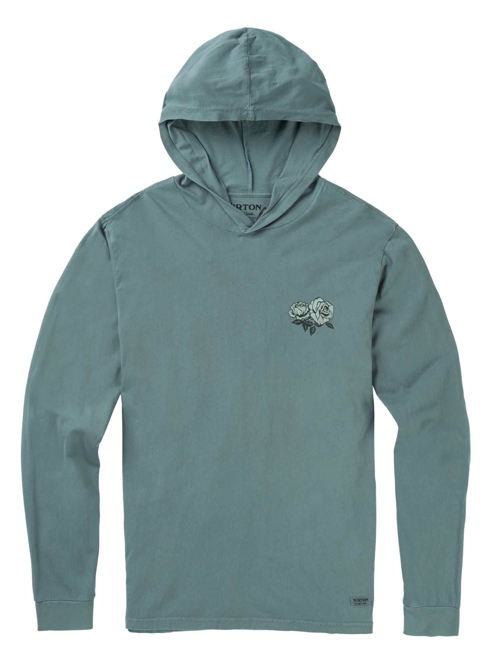 Burton - T-shirt à capuche et manches longues Lo Road homme, Lead, XS