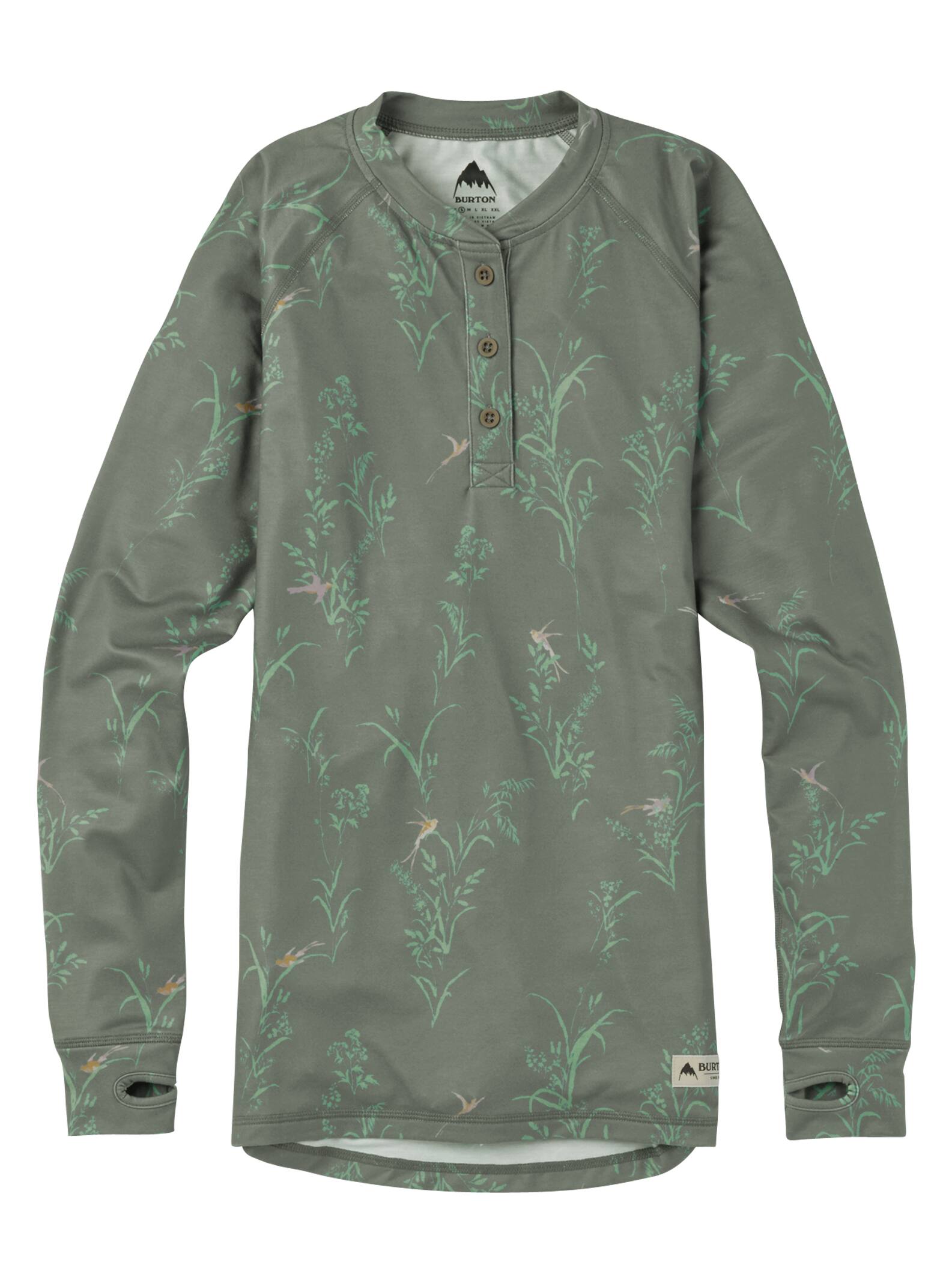 Burton - Col boutonné en laine mérinos intermédiaire femme, Falcon Birds, L