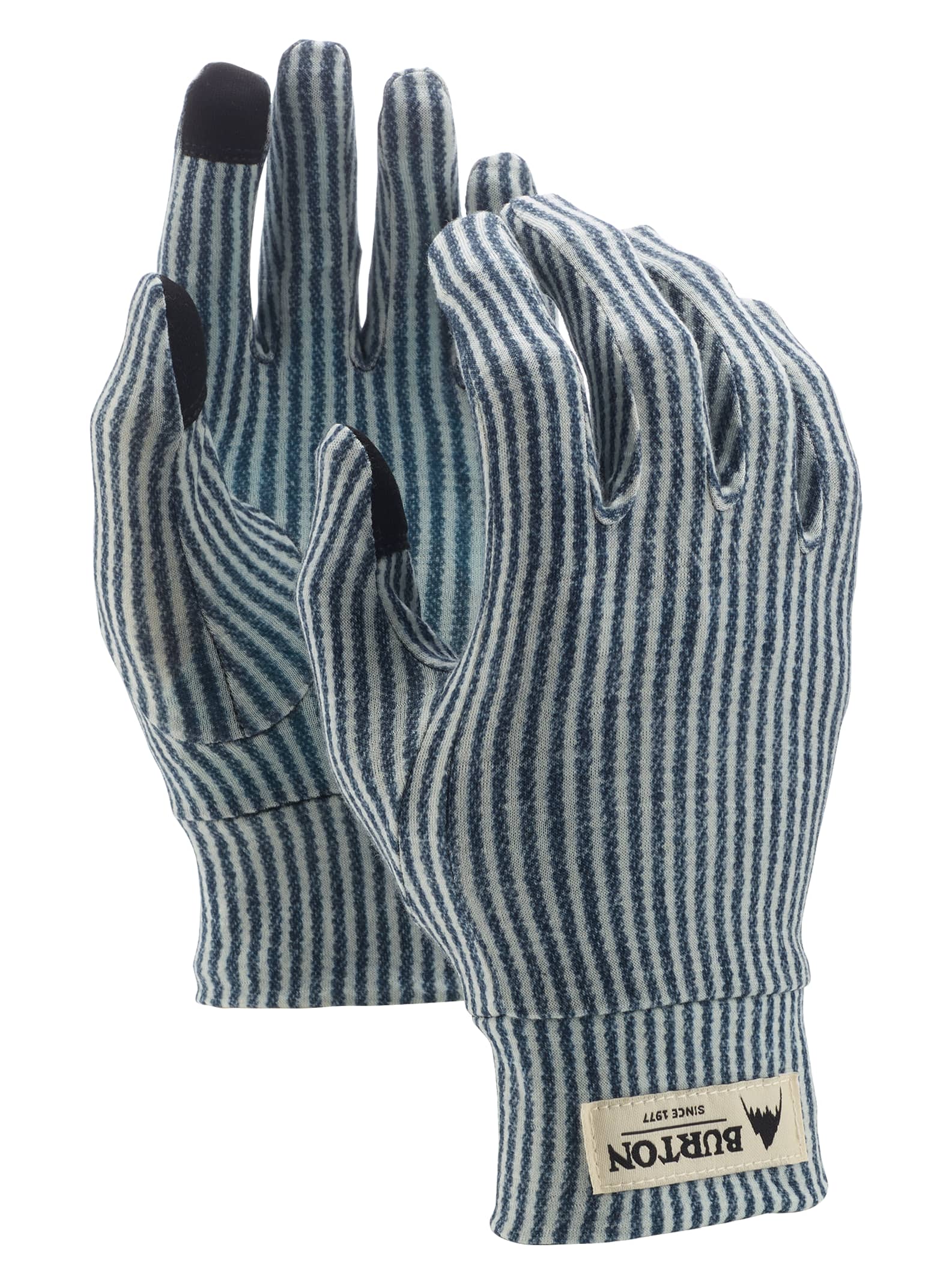 Burton - Sous-gants en laine mérinos, Open Road Stripe, LX