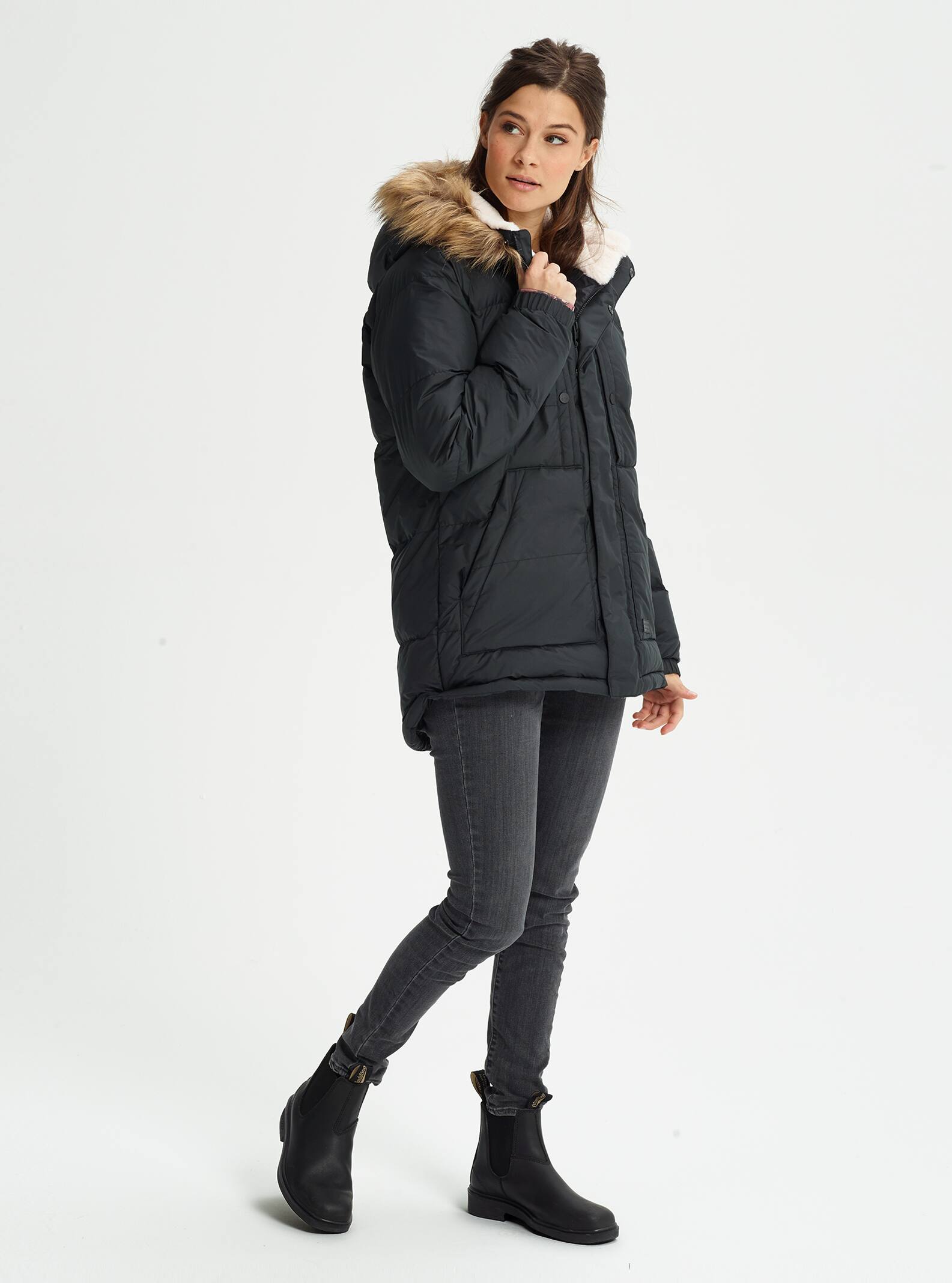 half zip oversized fleece