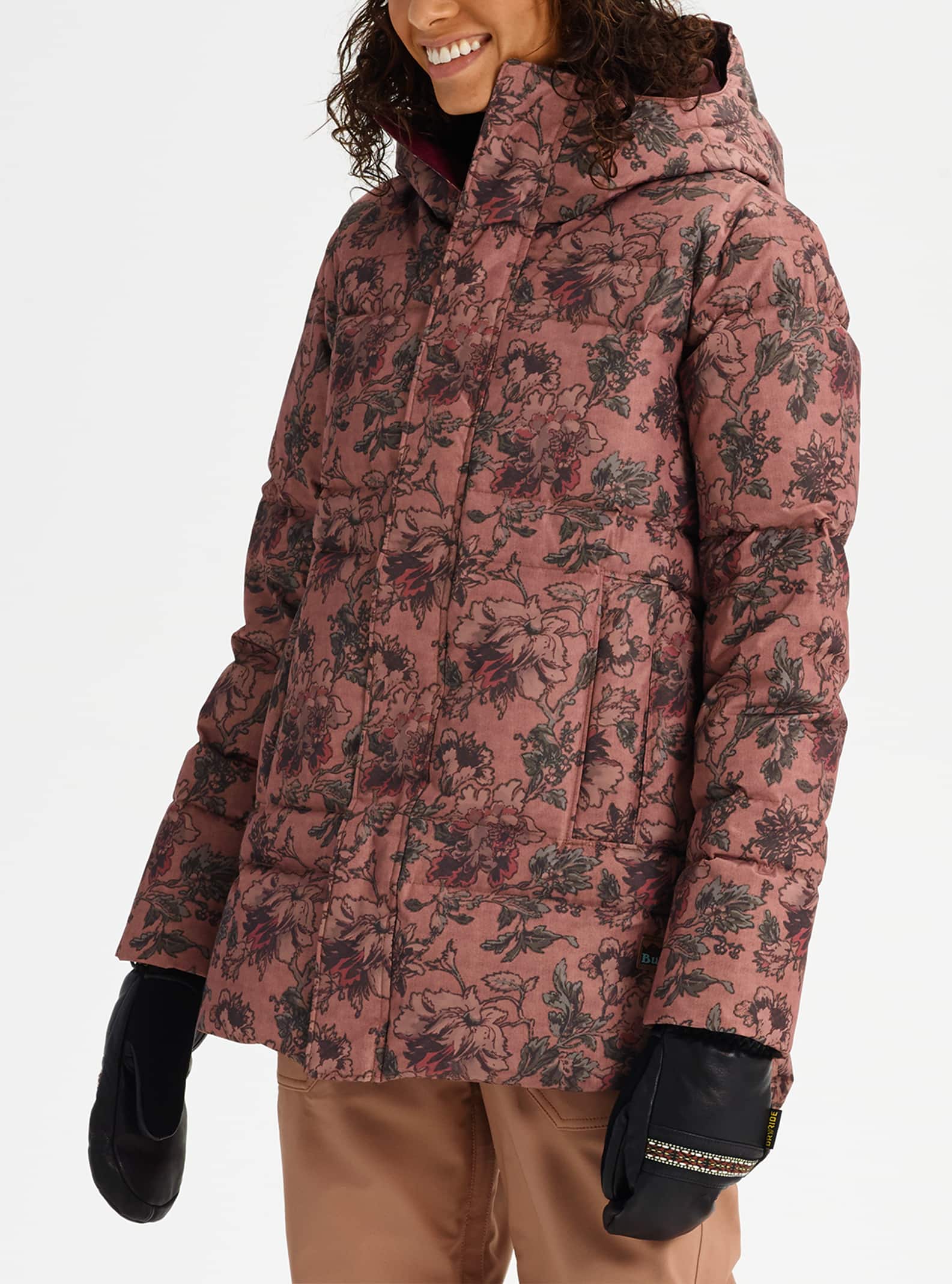 burton mora moss down jacket