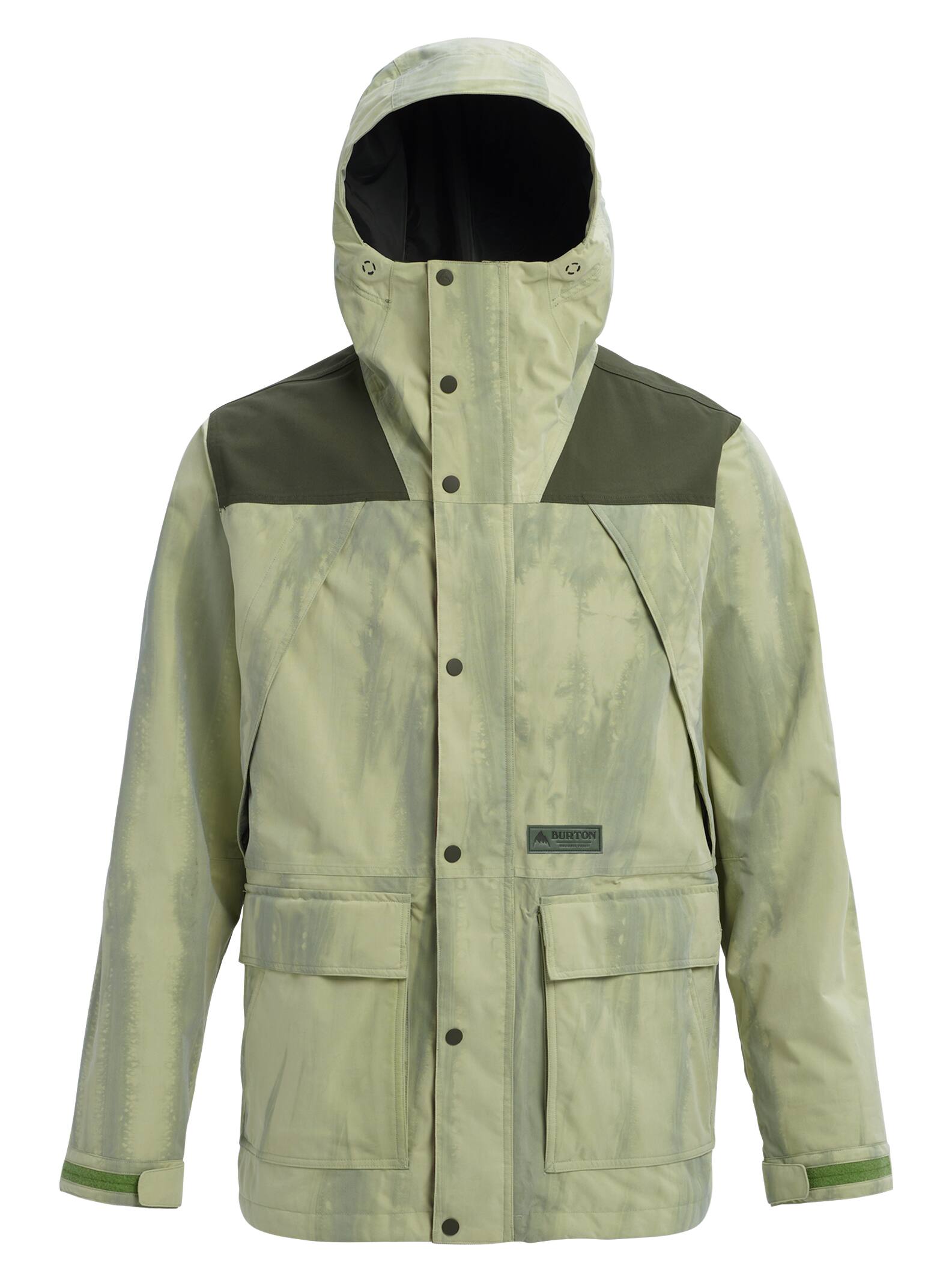 Burton - Veste Cloudlifter homme, Mosstone Distress / Forest Night, M