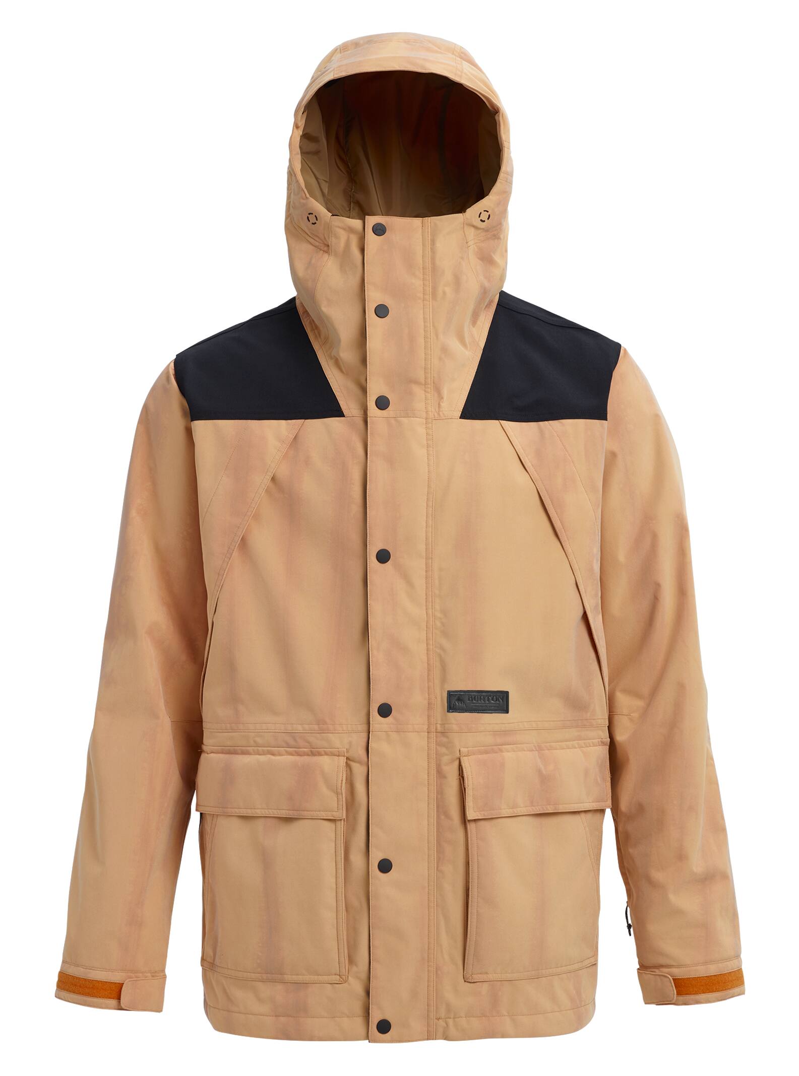 Burton - Veste Cloudlifter homme, Golden Oak Distress / True Black, M