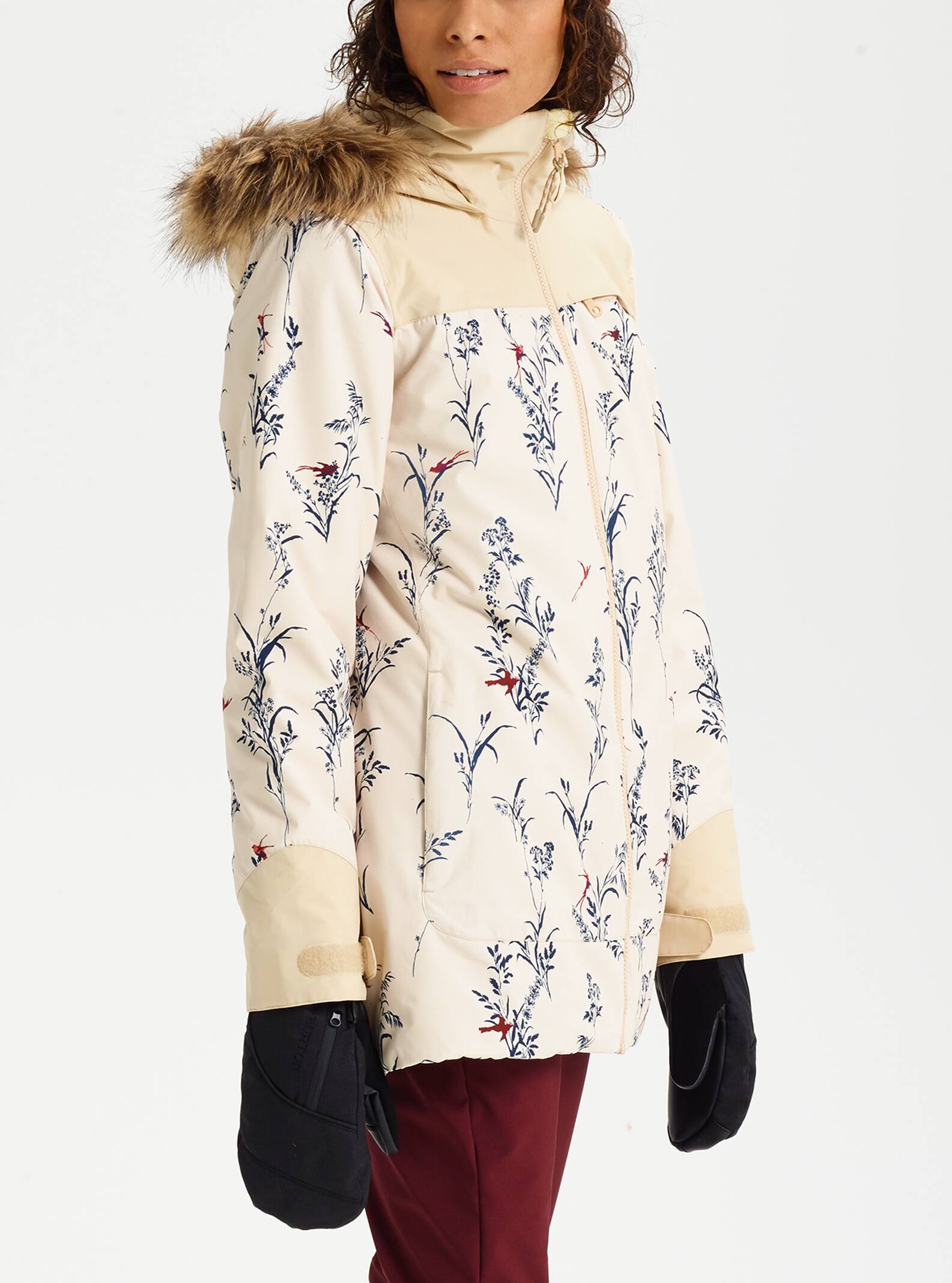 burton leopard print jacket