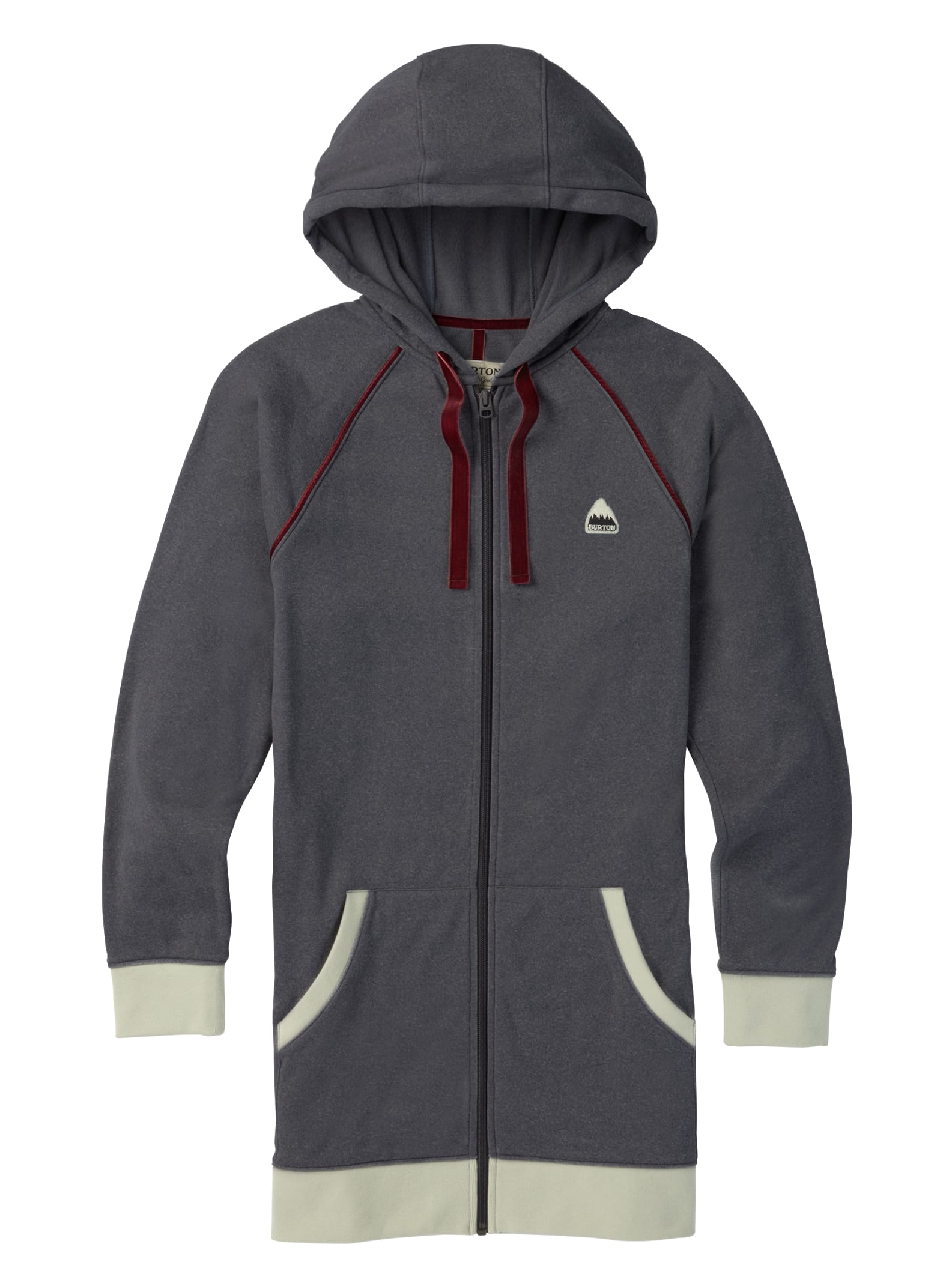 Burton - Sweat à capuche zippé Luxemore femme, Trocadero, L