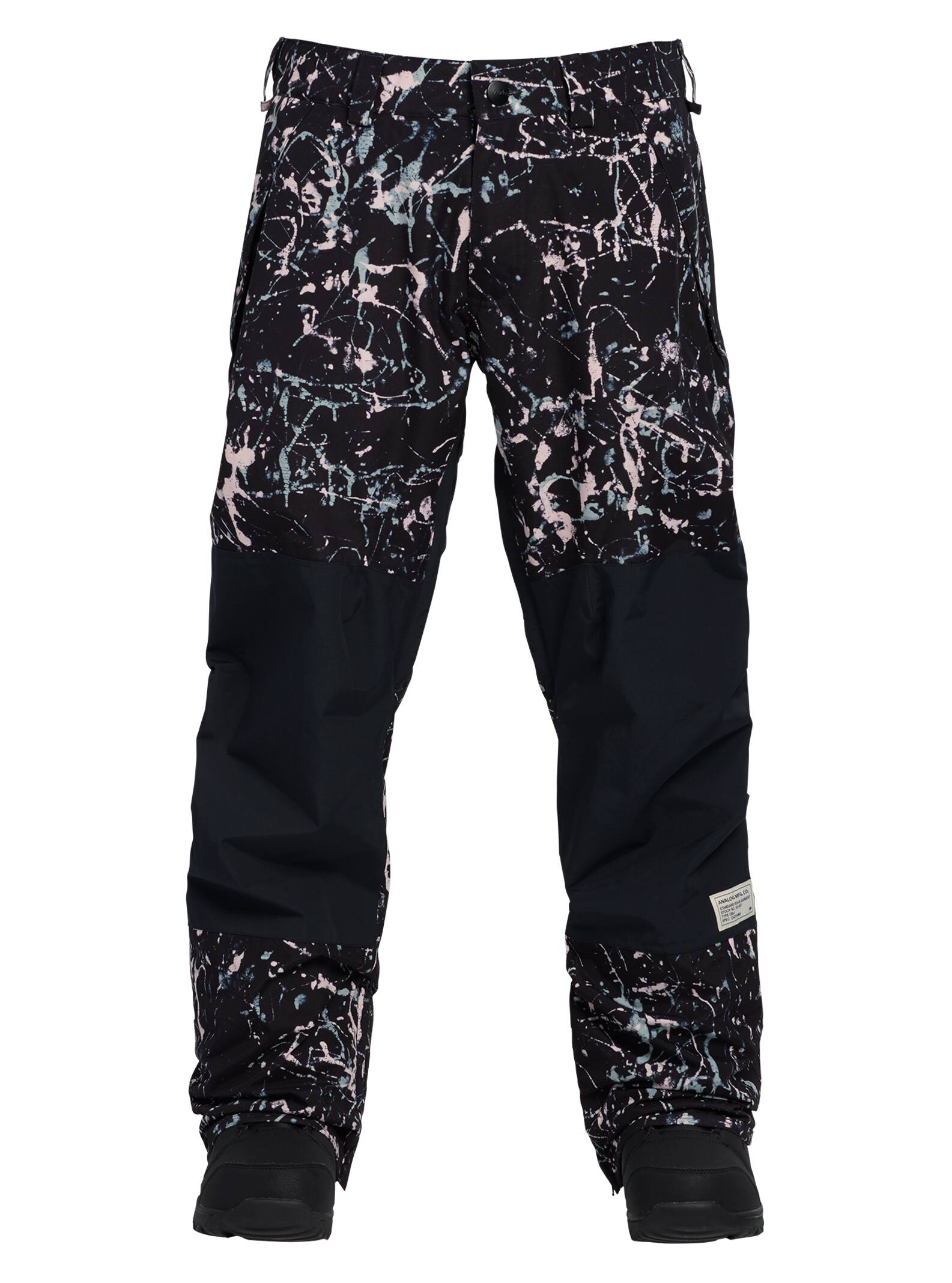 Burton Analog - Pantalon Cinderblade homme, Splatter Camo / True Black, M