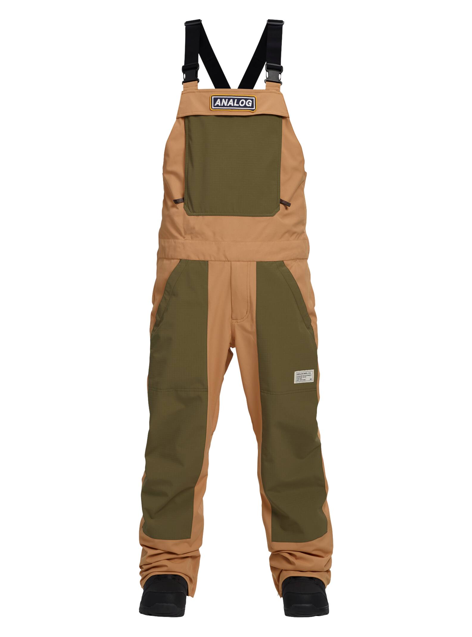 Burton Analog - Salopette Ice Out homme, Camel / Dusty Olive, M
