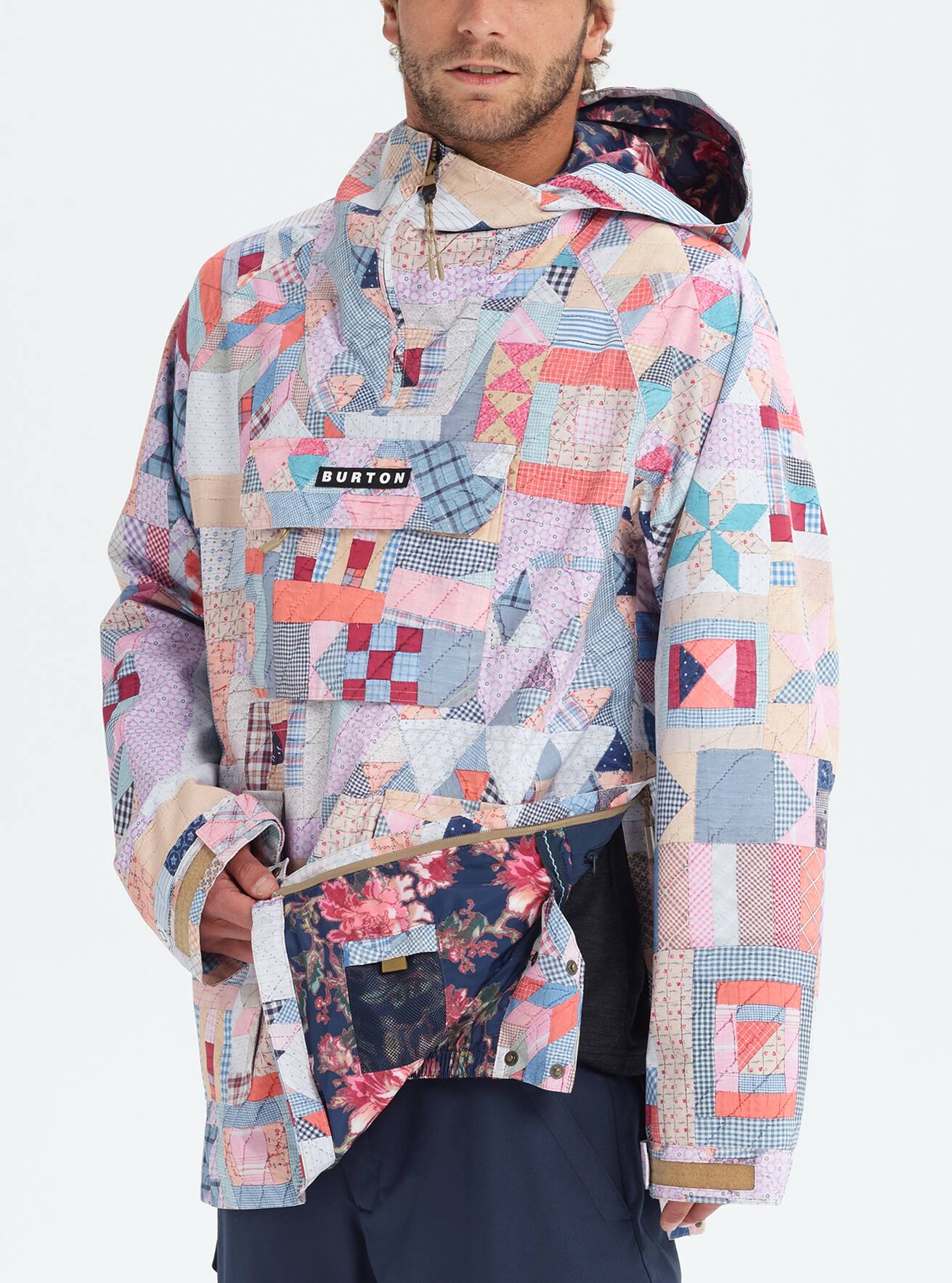 burton patchwork jacket