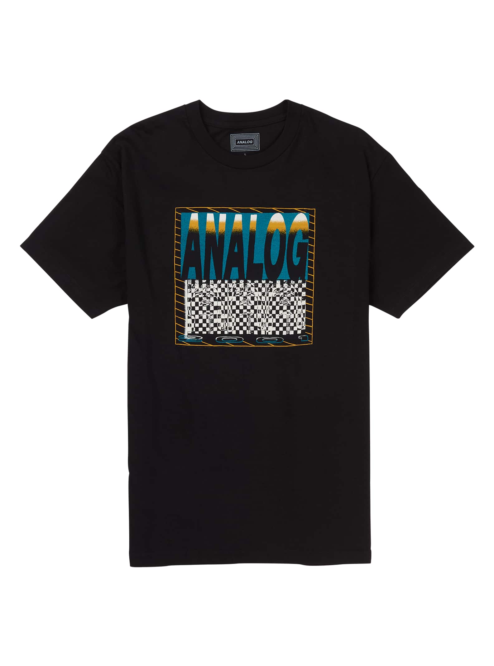 Burton Men's Analog Compton Short Sleeve T Shirt, Black, L