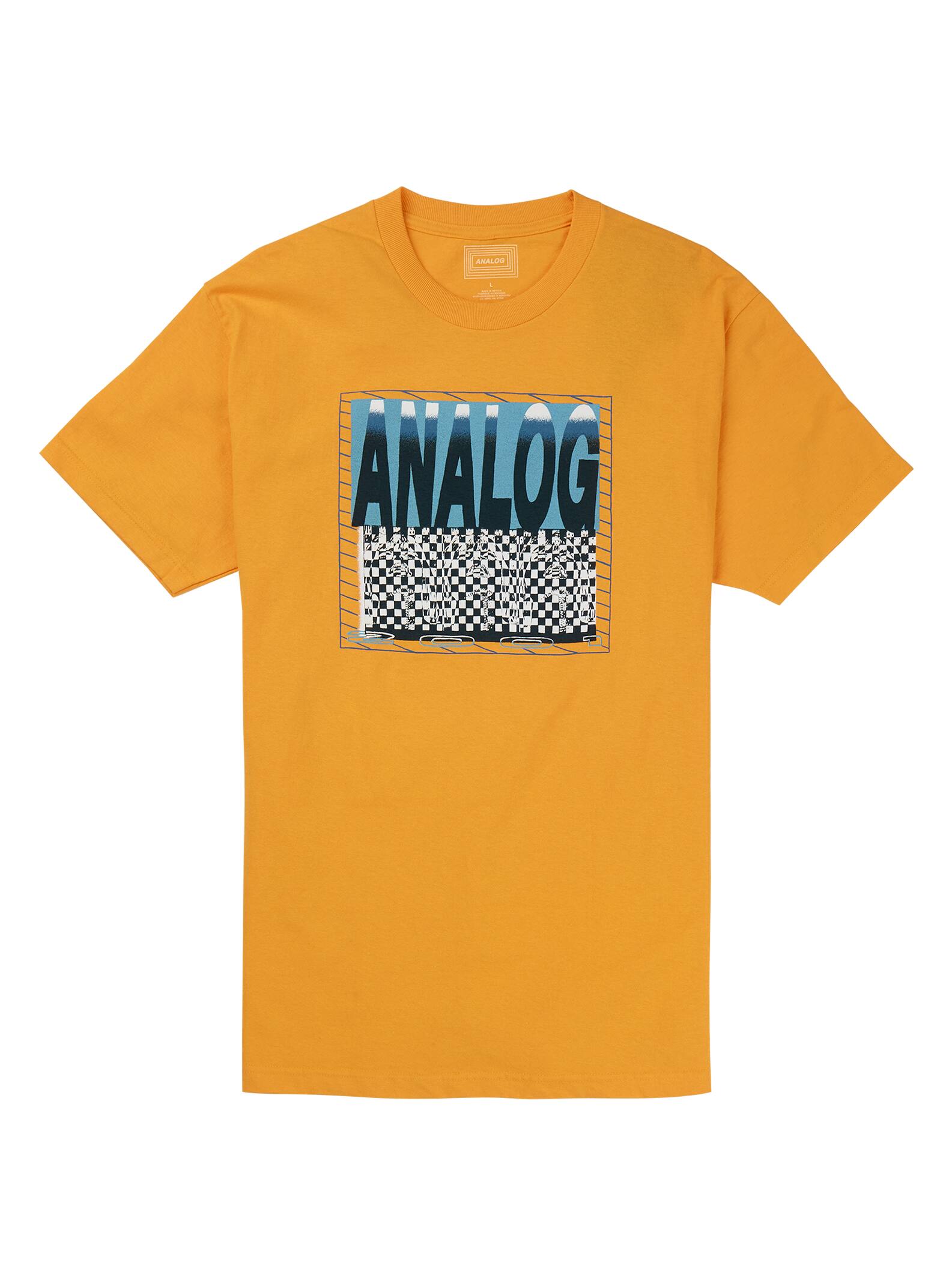 Burton Men's Analog Compton Short Sleeve T Shirt, Gold, L