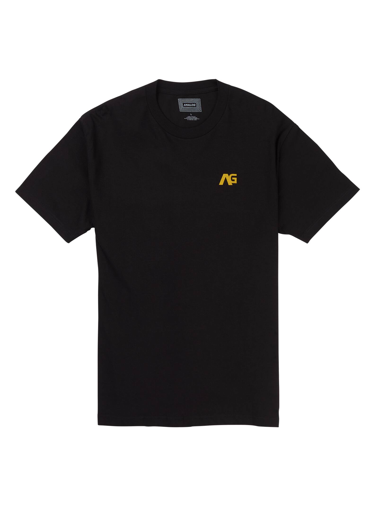 Burton Analog - T-shirt Venice à manches courtes pour homme, Black, L