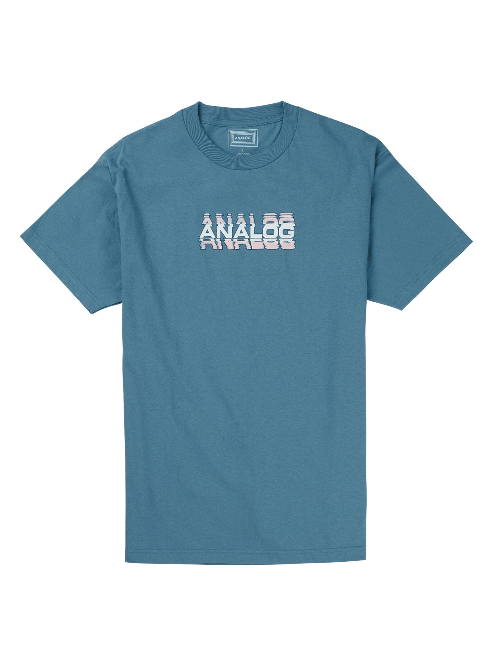 Burton Analog - T-shirt Wilshire homme à manches courtes, Slate, L