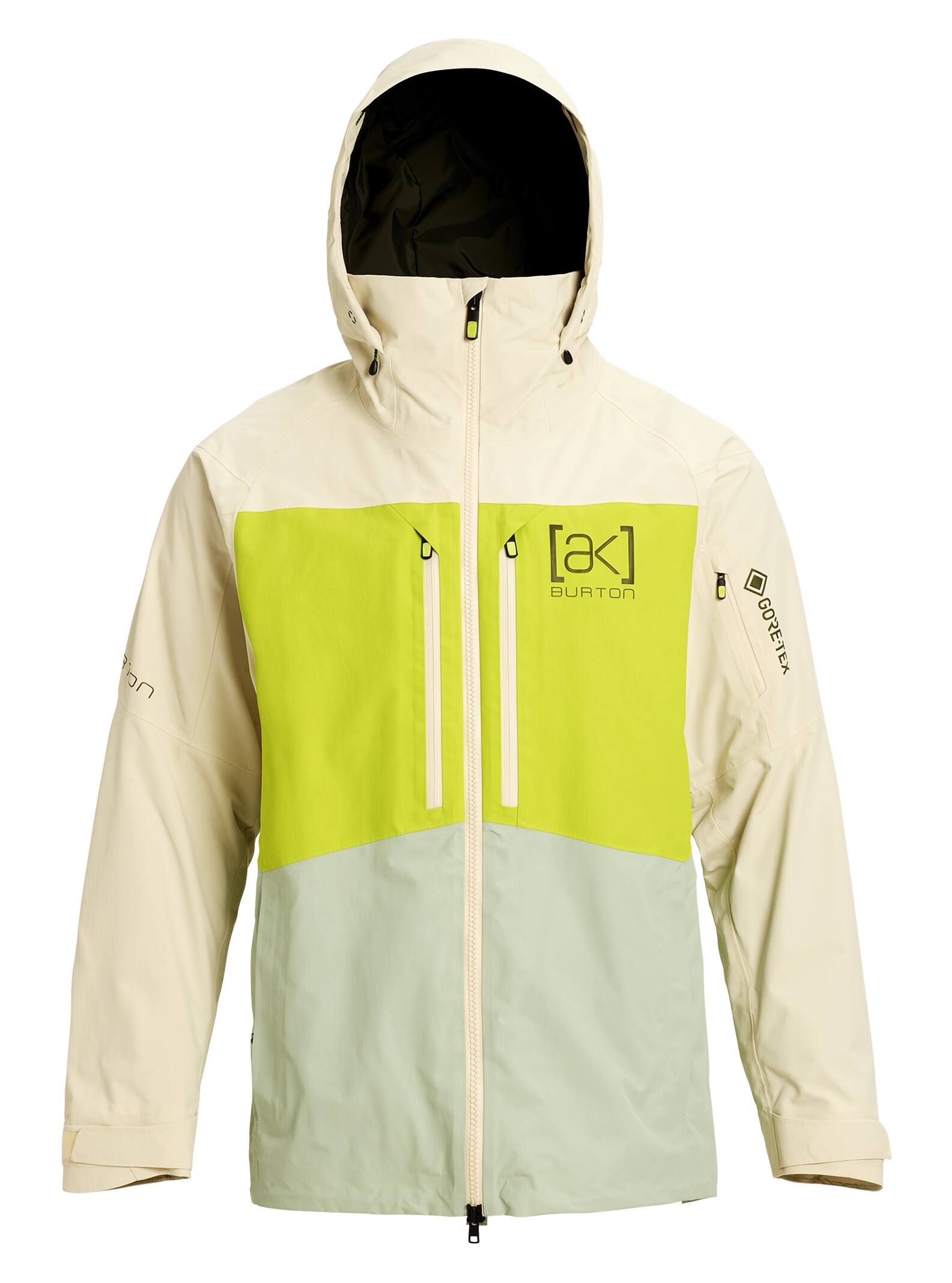 Burton  - Veste [ak] GORE-TEX Swash 2 couches homme, Almond Milk / Tender Shoots / Aqua Gray, XXL