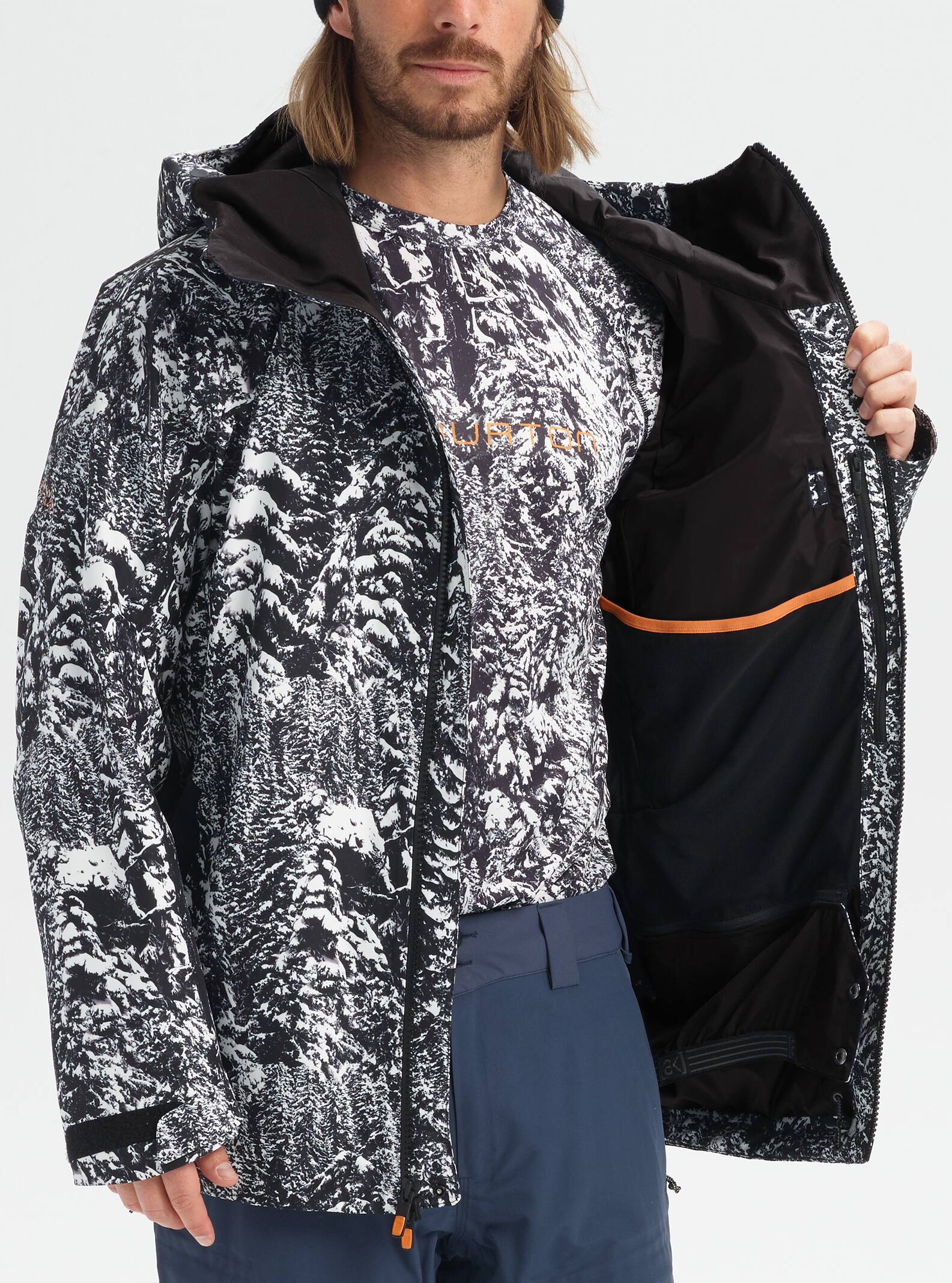 burton leopard print jacket