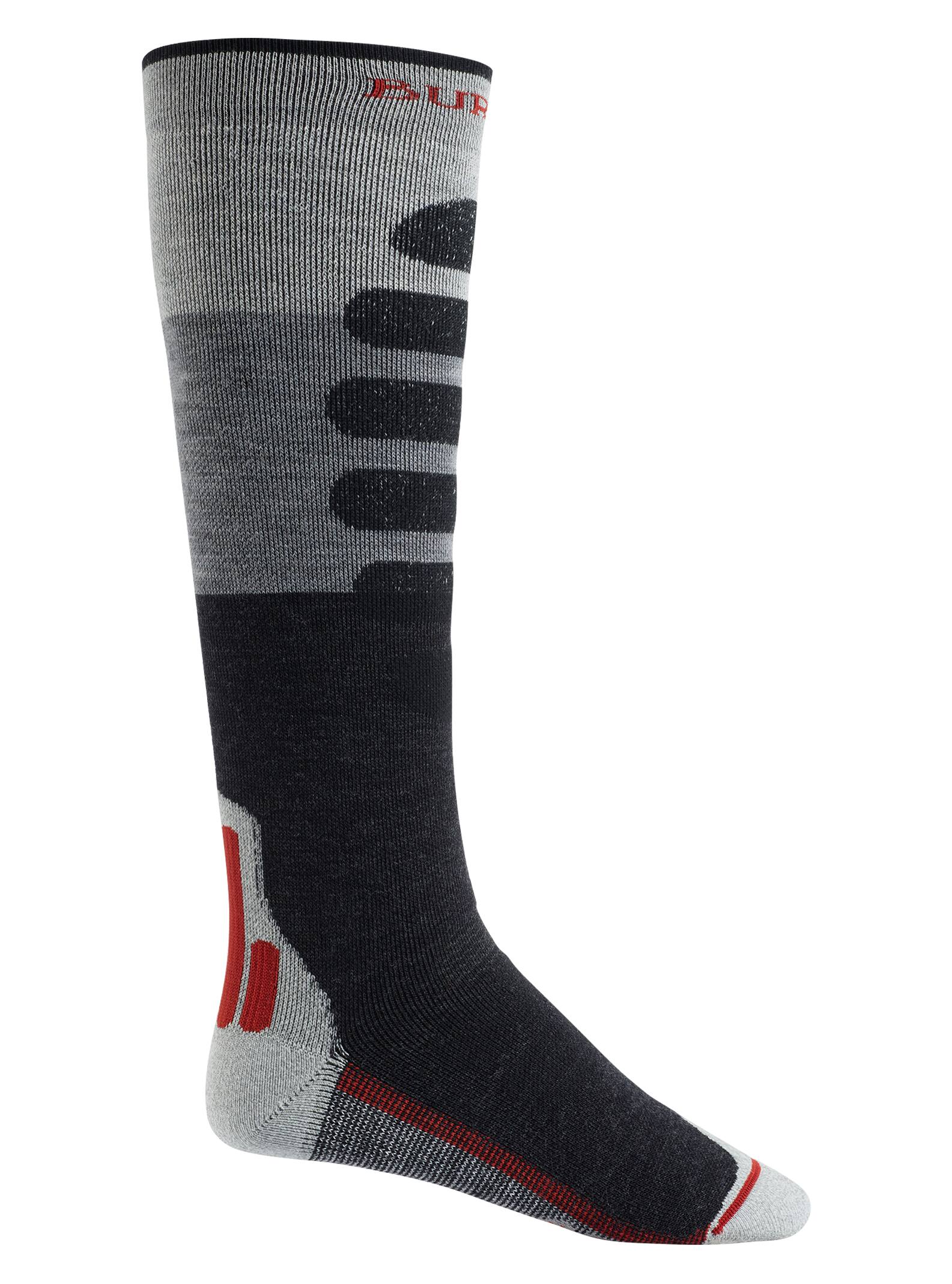 Burton - Chaussettes Performance + intermédiaires homme, Gray Heather, L