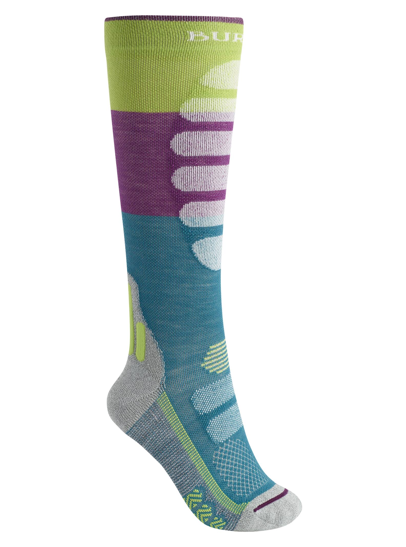 Burton  - Chaussettes Performance + légères femme, Green-Blue Slate, ML