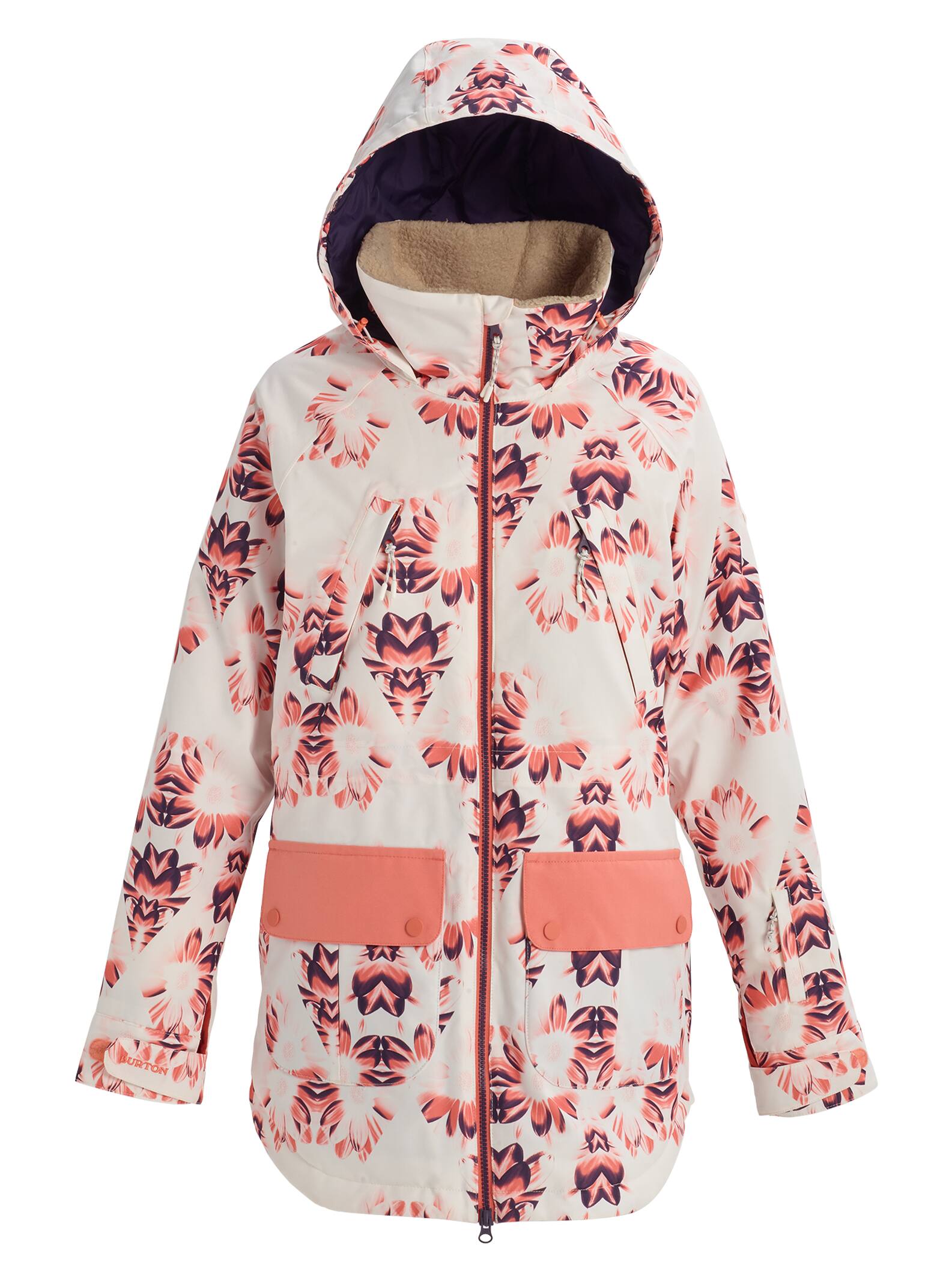 Burton - Veste Prowess femme, Stout White Stylus, XL