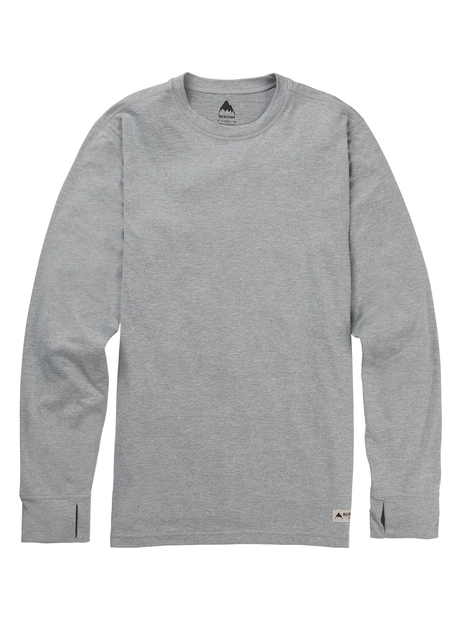 Burton - Ras du cou sous-vêtement intermédiaire homme, Monument Heather, XS