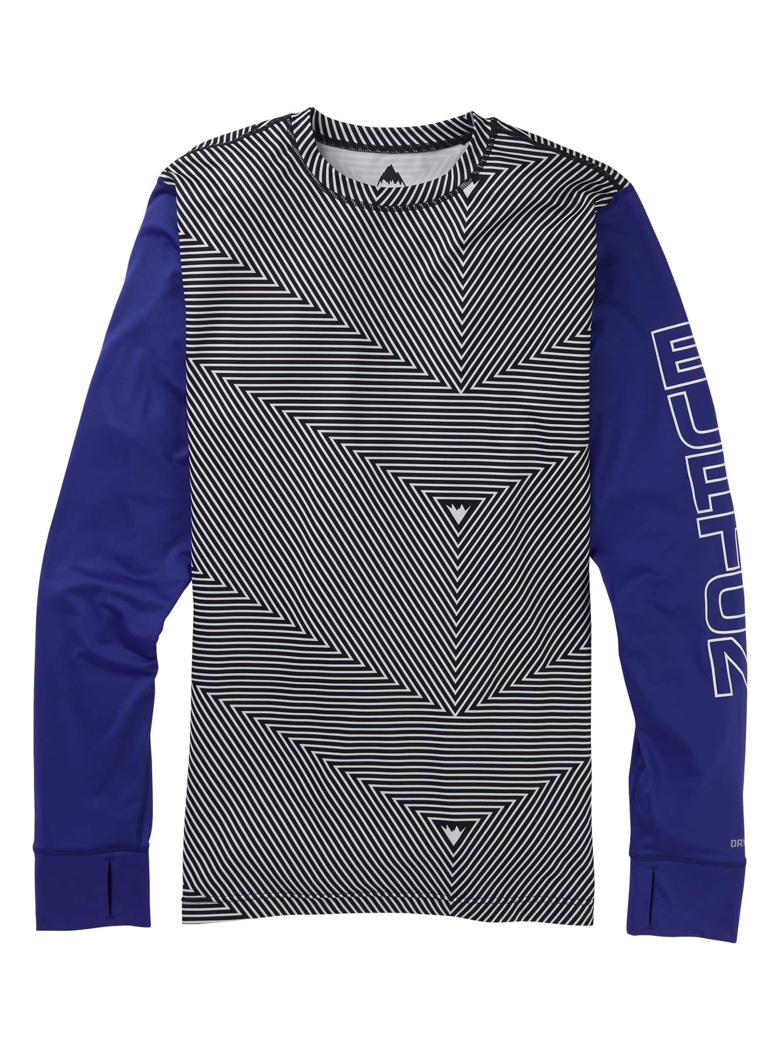 Burton - Ras du cou sous-vêtement intermédiaire homme, Spun Out / Royal Blue, XS