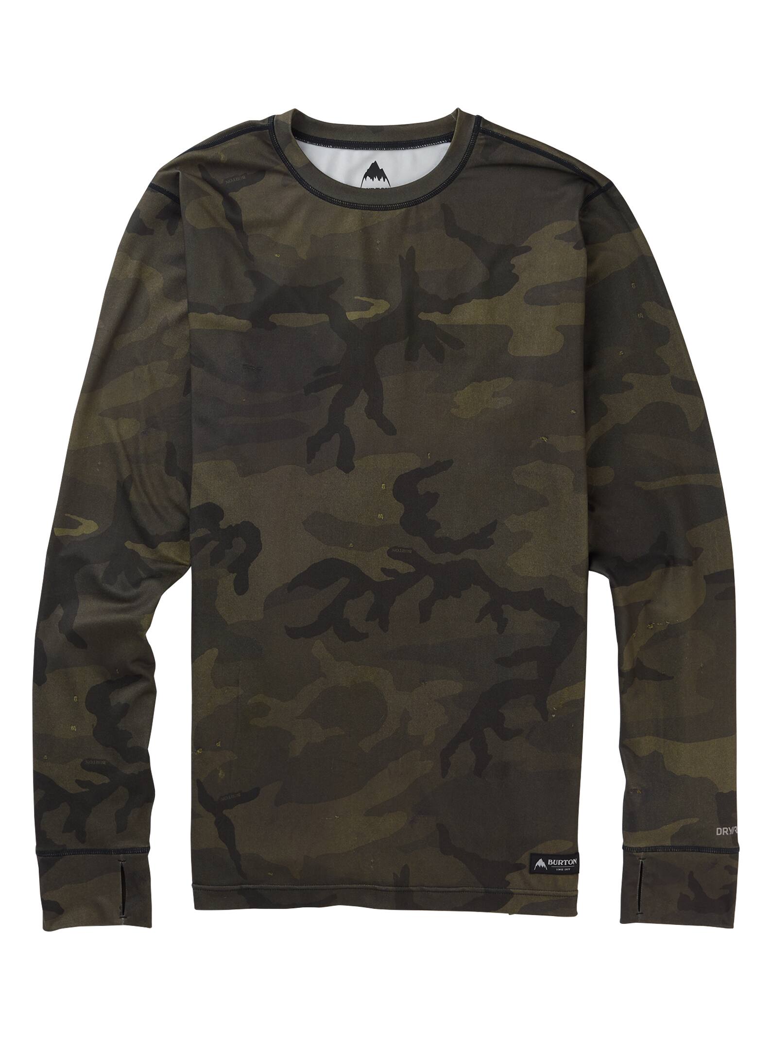 Burton - Ras du cou sous-vêtement intermédiaire homme, Worn Camo, XL