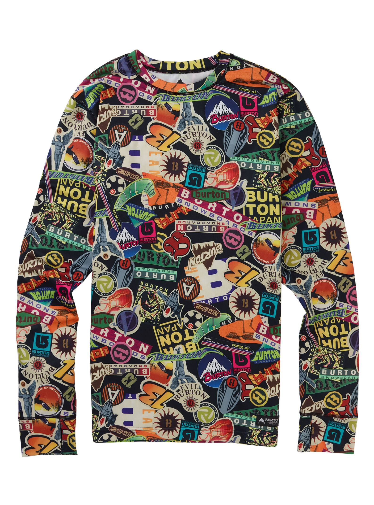 Burton - Ras du cou sous-vêtement intermédiaire homme, Stickers, L