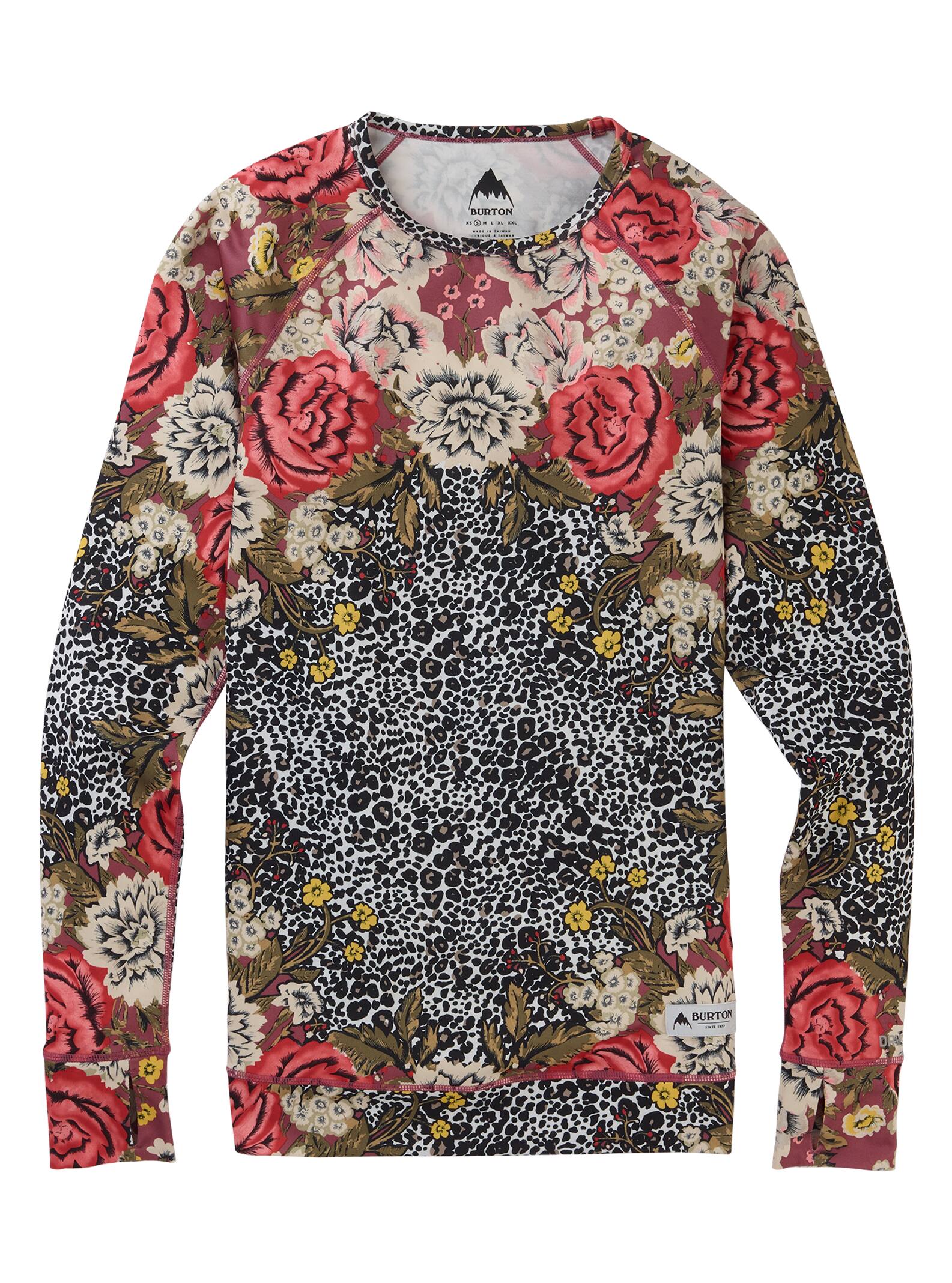 Burton – Ras du cou sous-vêtement léger femme, Cheetah Floral, L