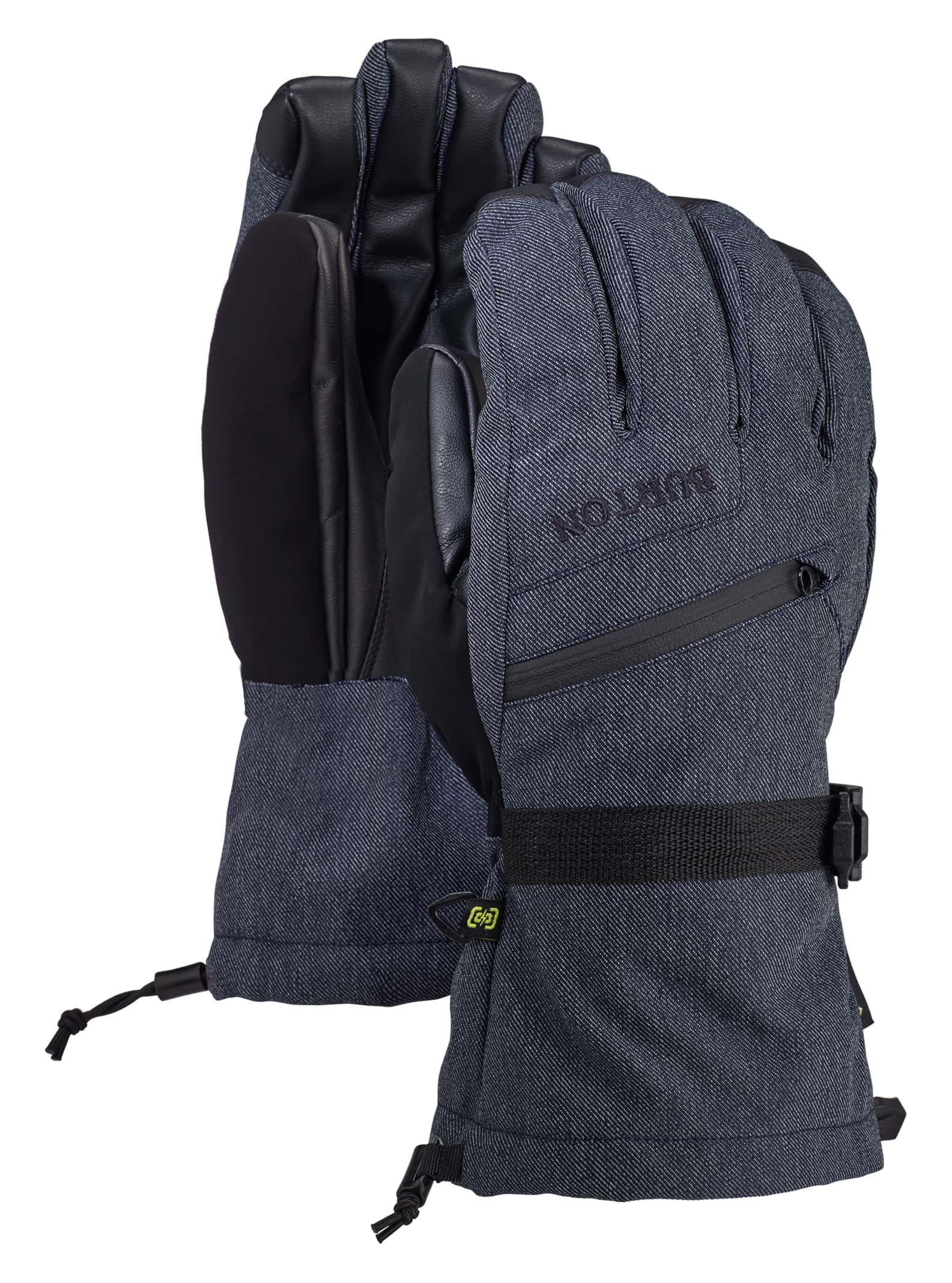 Burton - Gants GORE-TEX homme + technologie Gore Warm, Denim, XS