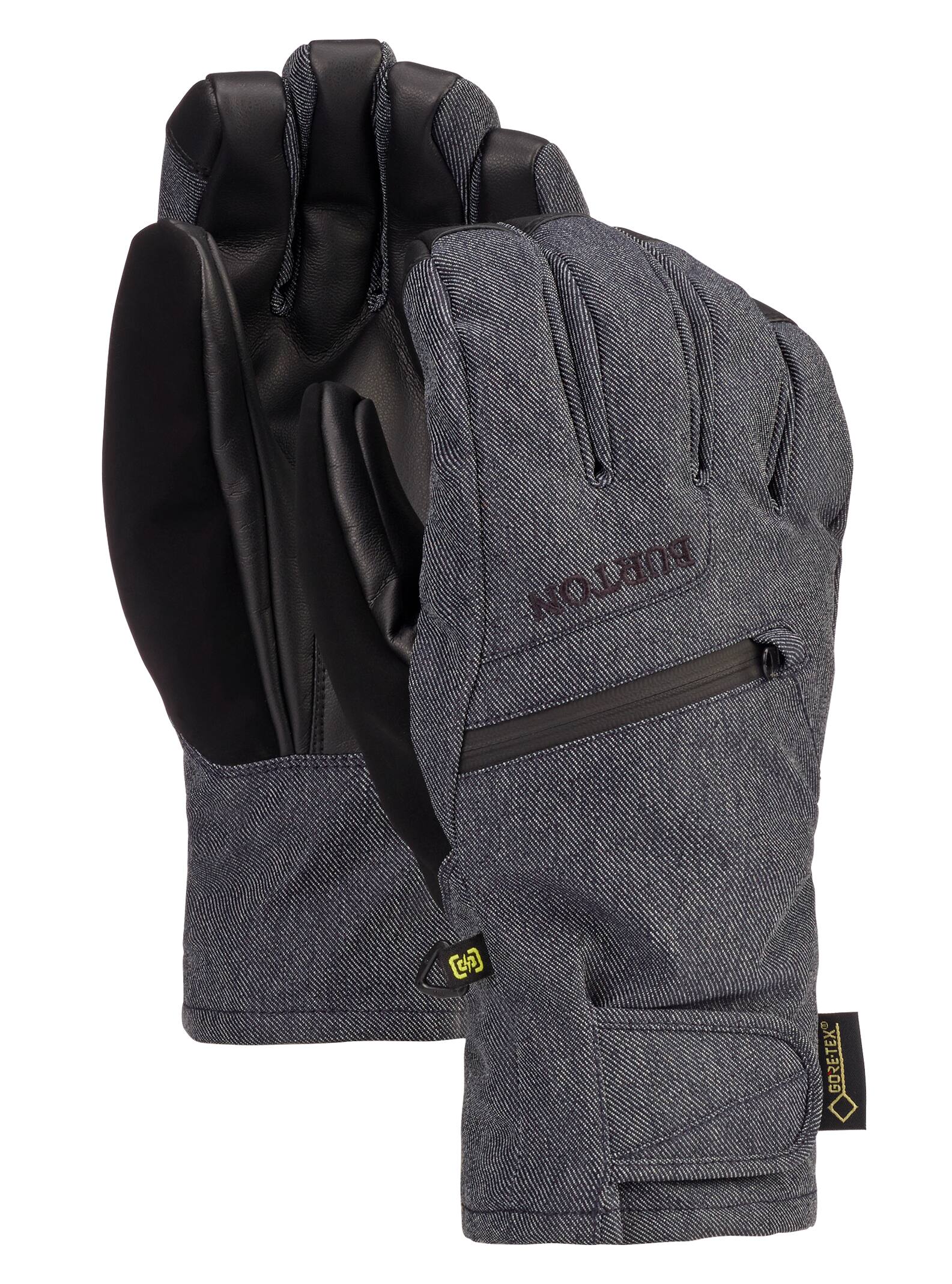 Burton - Gants GORE-TEX avec doublure homme + technologie Gore Warm, Denim, L