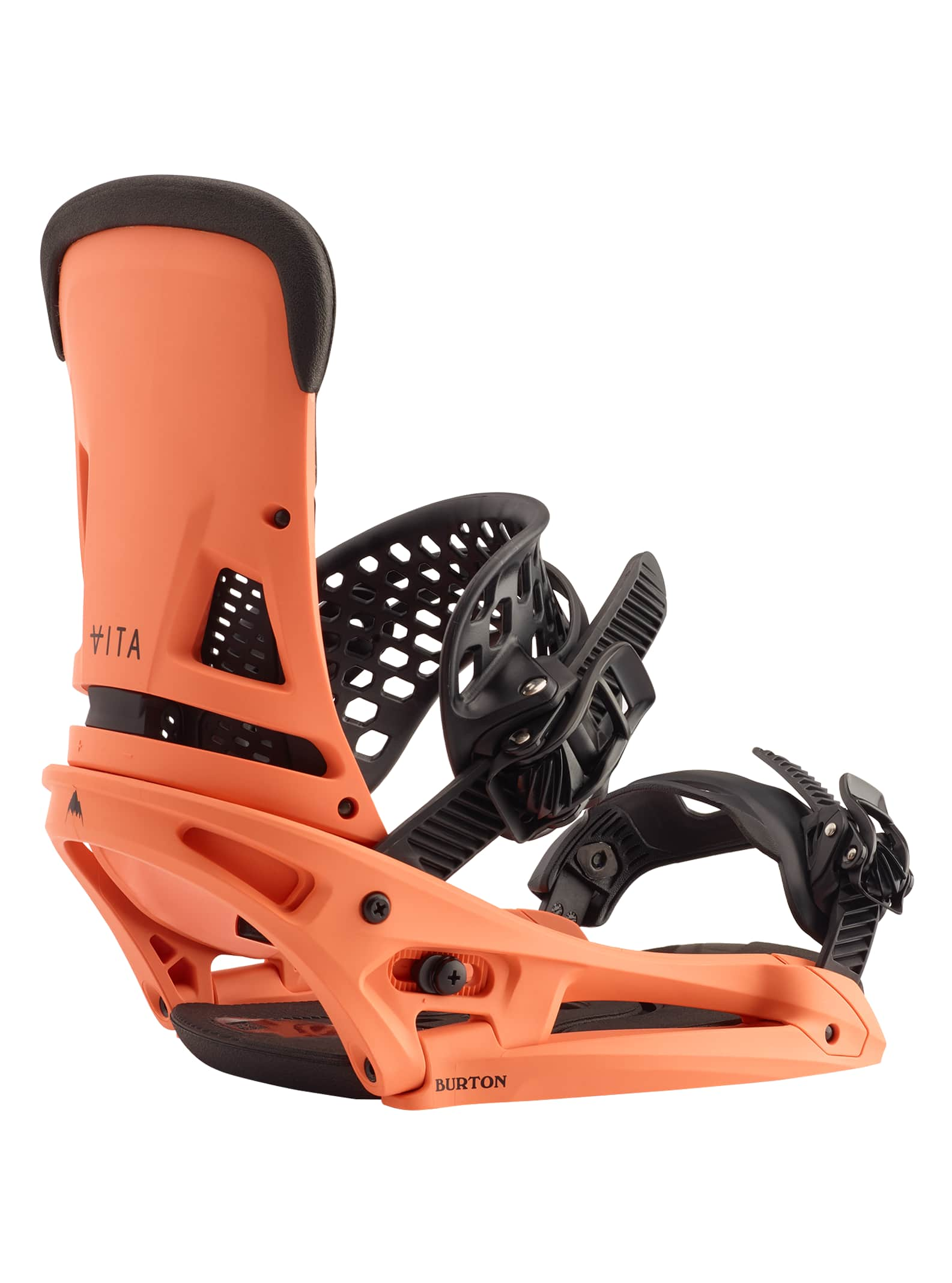 Burton - Fixation pour snowboard Malavita EST homme, Spicy Salmon, L